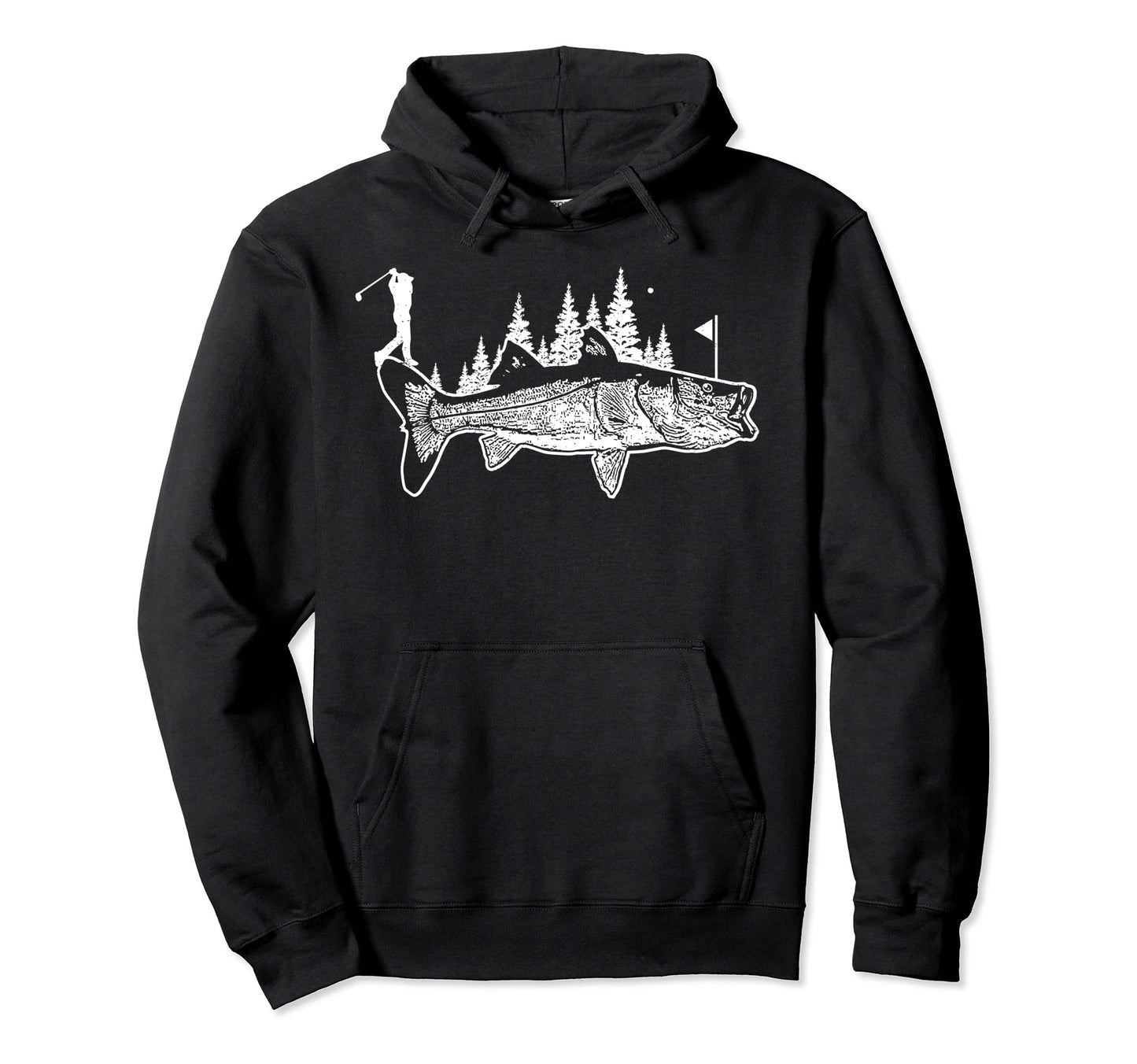 Snook Fishing Gift Golf Fan Hoodie - Casual Everyday Wear for Adults - T-Shirt, Sweatshirt, Hoodie