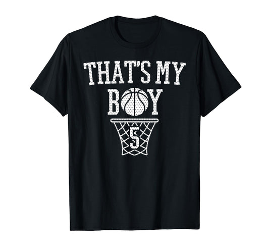 5 Thats My Basketball Number 5 T-Shirt - Fun Novelty Design Unisex - T-Shirt, Sweatshirt, Hoodie