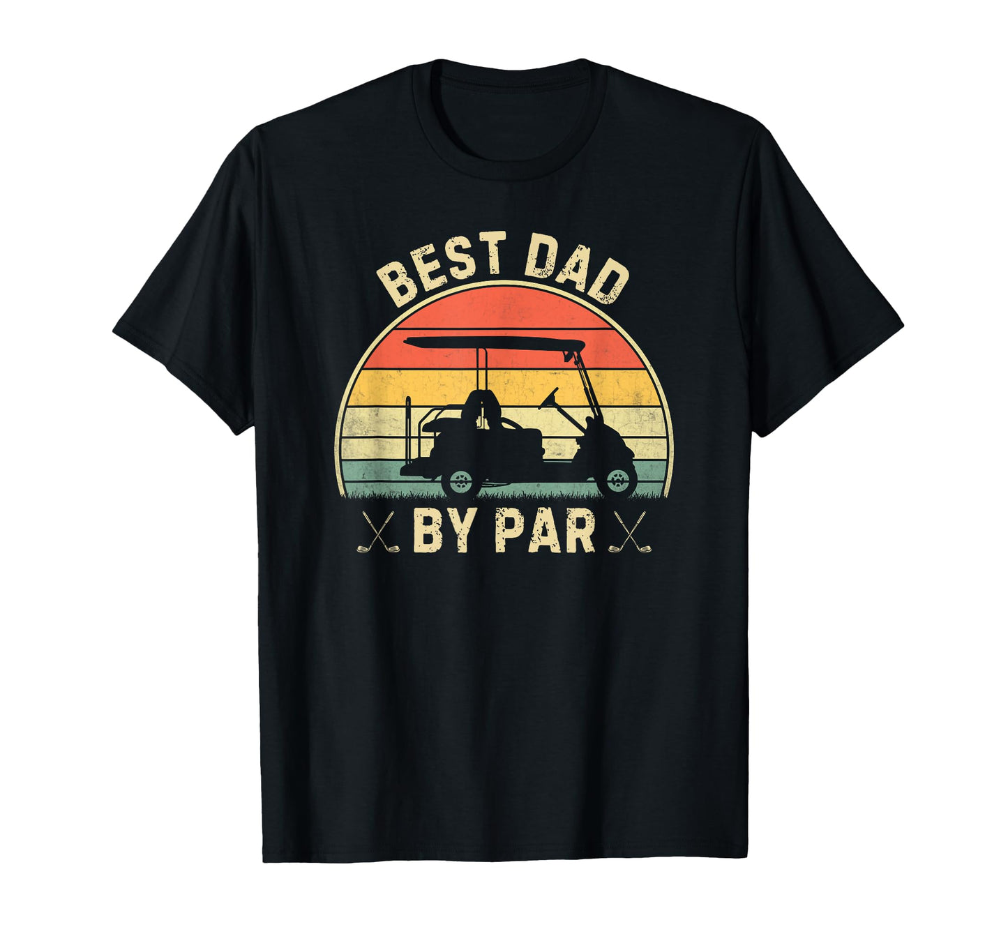 Mens Best Dad Par Funny Golf Player Golfing T-Shirt - Trendy Graphic Unisex - T-Shirt, Sweatshirt, Hoodie