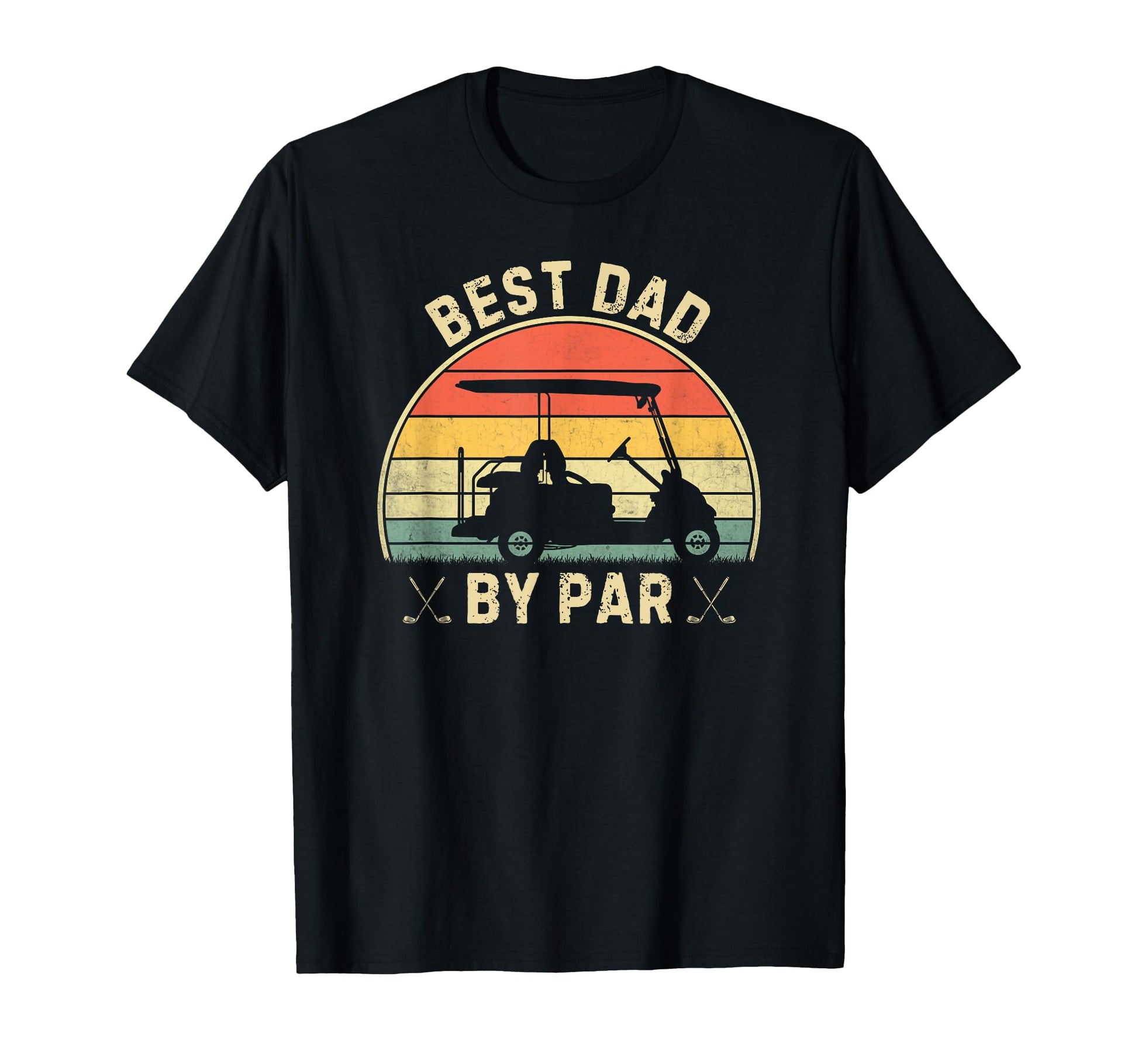 Mens Best Dad Par Funny Golf Player Golfing T-Shirt - Trendy Graphic Unisex - T-Shirt, Sweatshirt, Hoodie