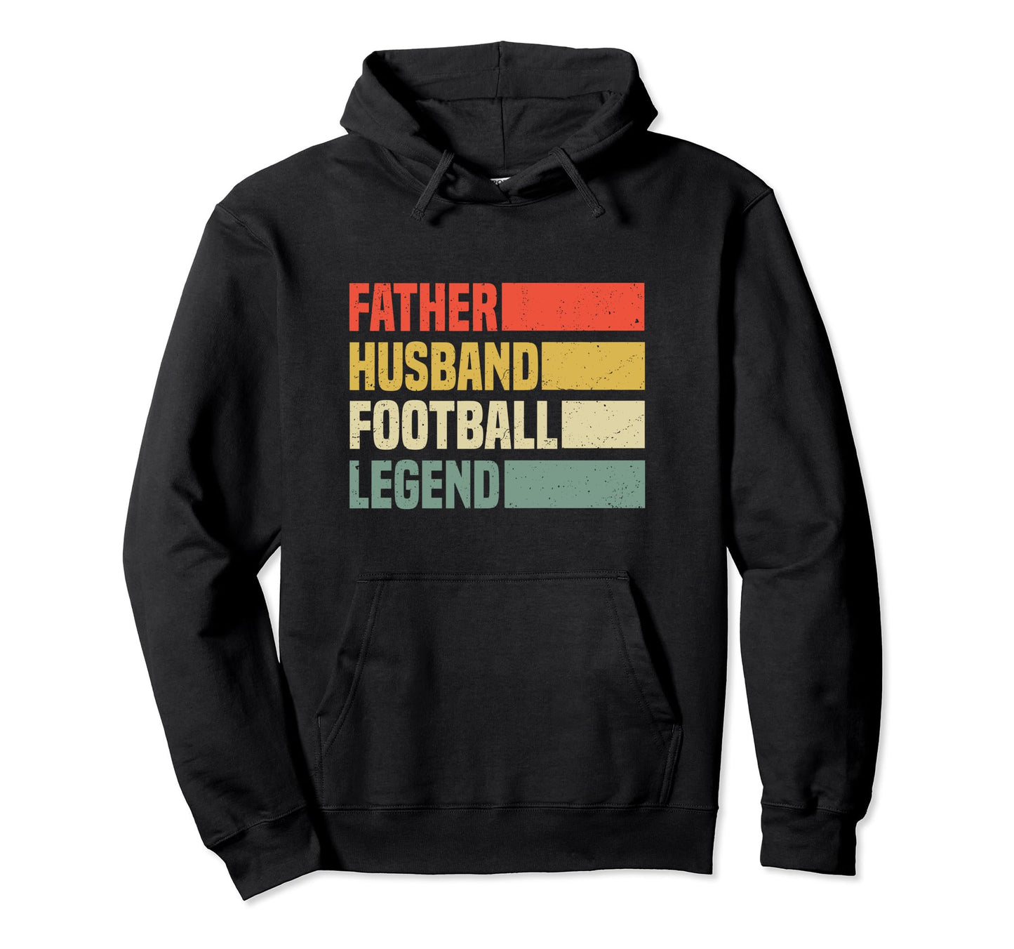 Football Father Husband Soccer Hoodie - Aesthetic Graphic for Adults - T-Shirt, Sweatshirt, Hoodie