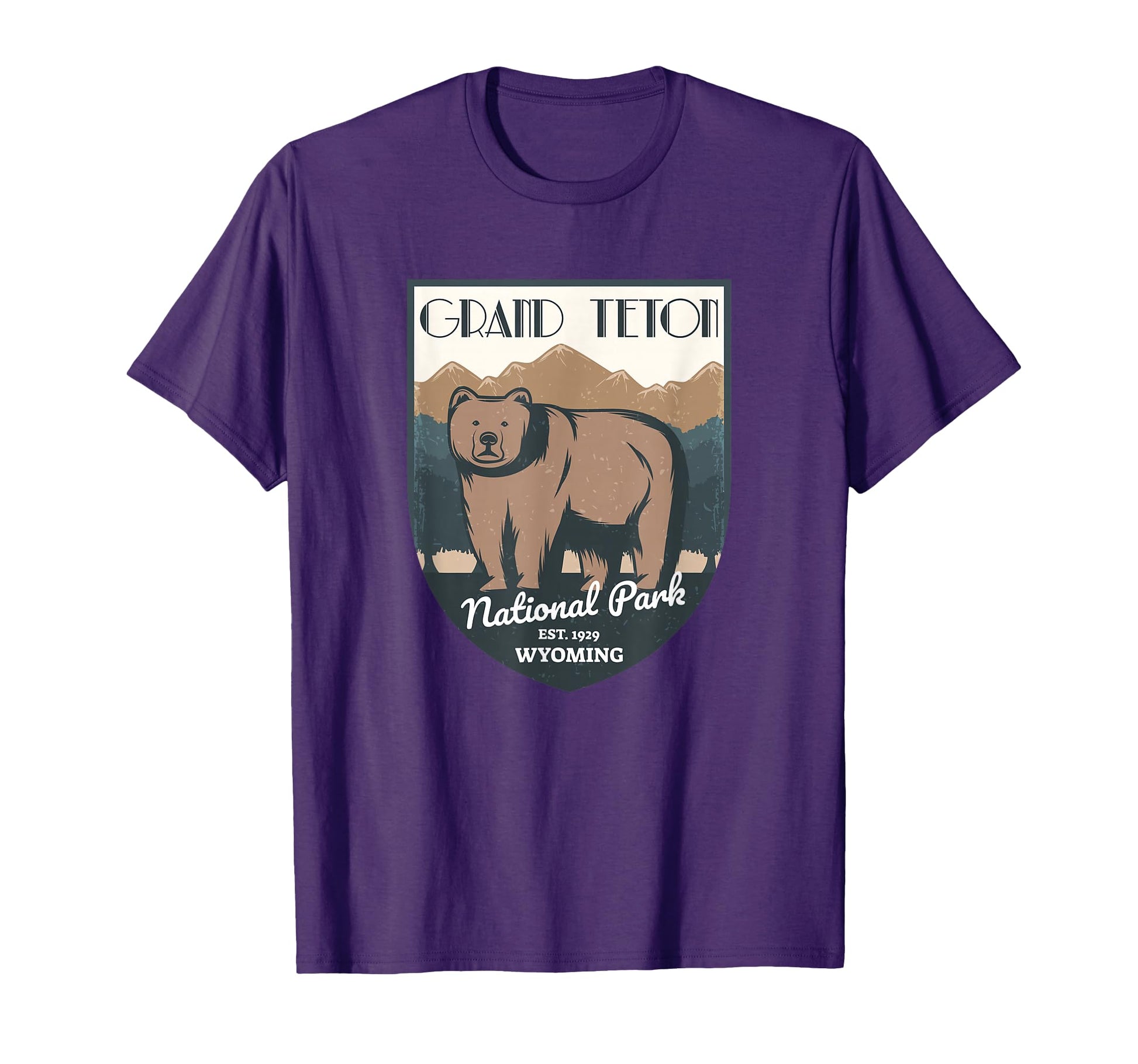 Grand Teton Grizzly Bear Lover T-Shirt - Casual Everyday Wear Unisex - T-Shirt, Sweatshirt, Hoodie