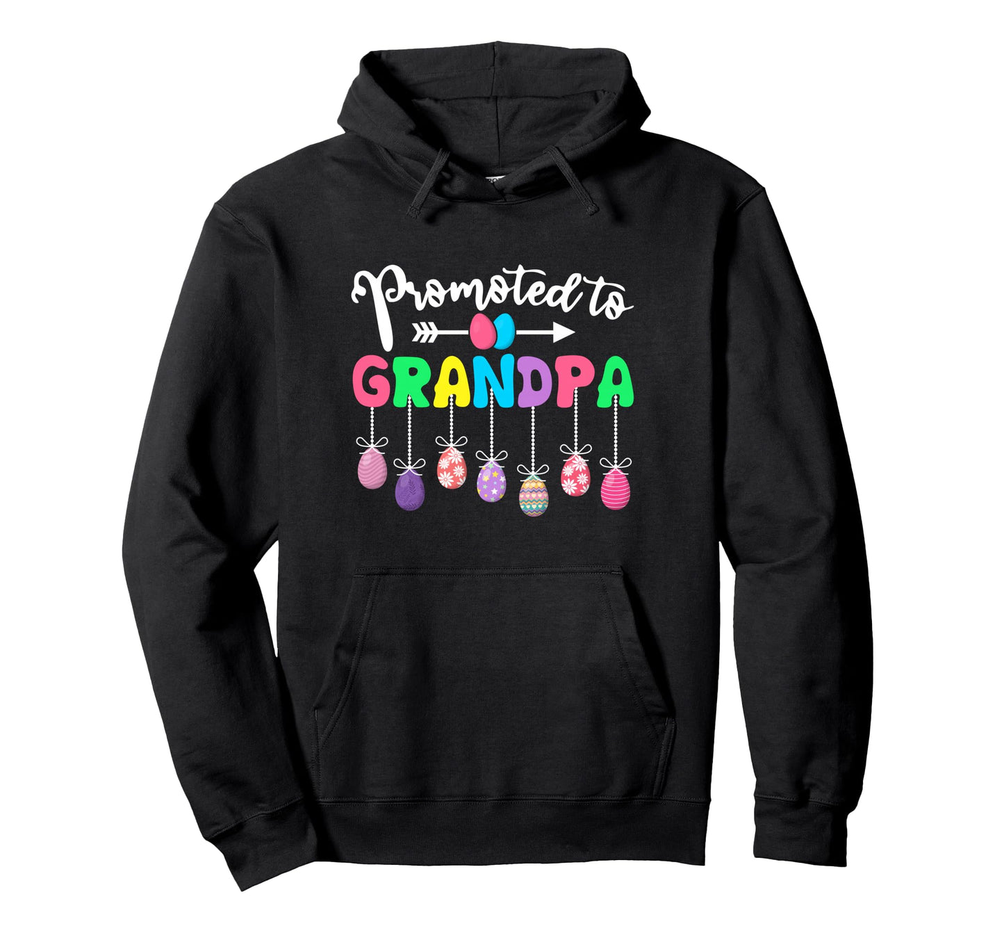 Promoted To Grandpa Easter Egg Pregnancy Hoodie - Custom Art Print Unisex - T-Shirt, Sweatshirt, Hoodie