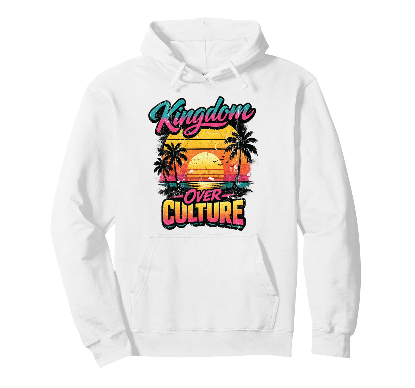 Christian Sunset Summer Kingdom Culture Hoodie - Graphic Print Unisex - T-Shirt, Sweatshirt, Hoodie