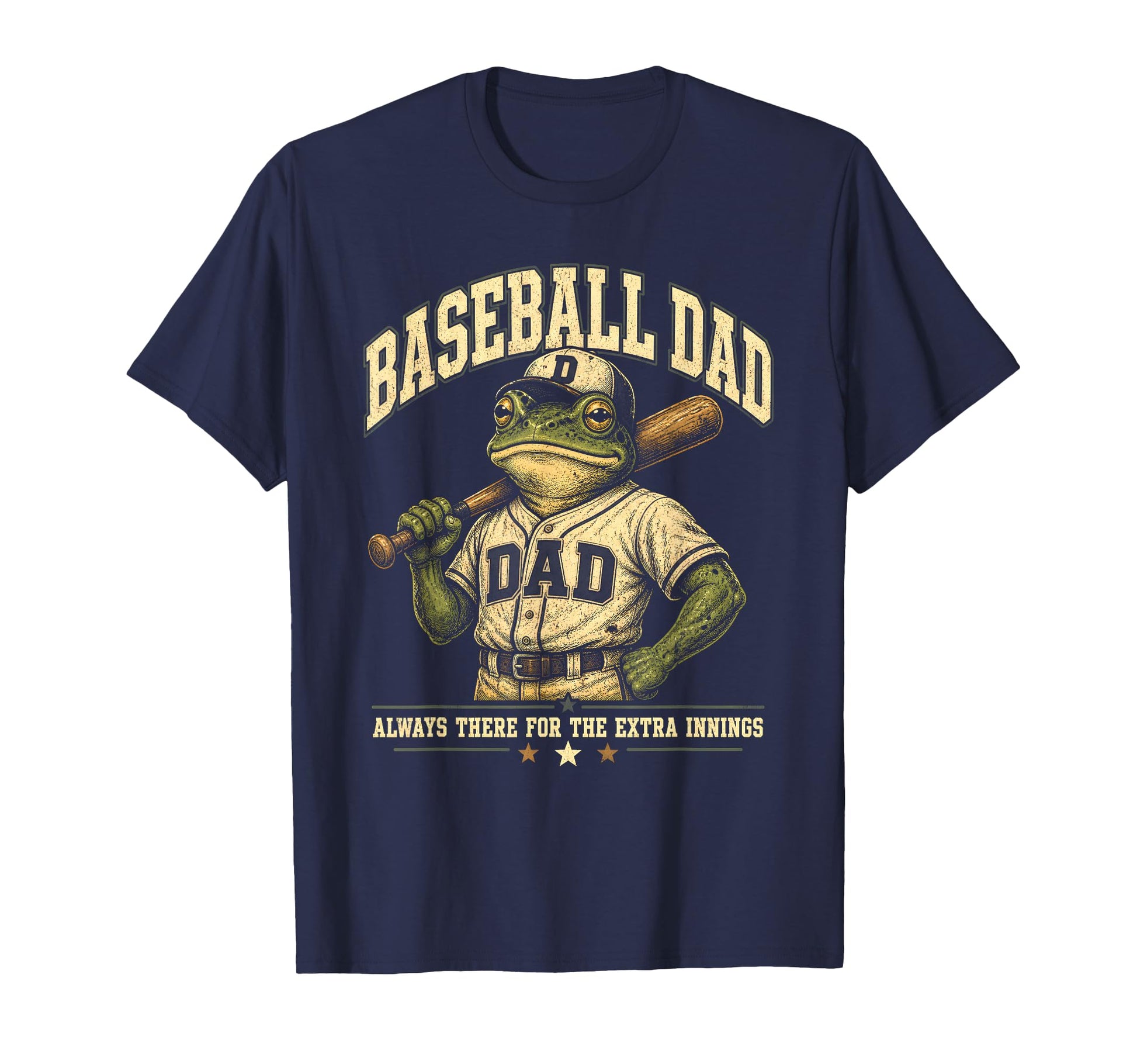 Funny Baseball Dad Frog Extra T-Shirt - Casual Everyday Wear for Adults - T-Shirt, Sweatshirt, Hoodie