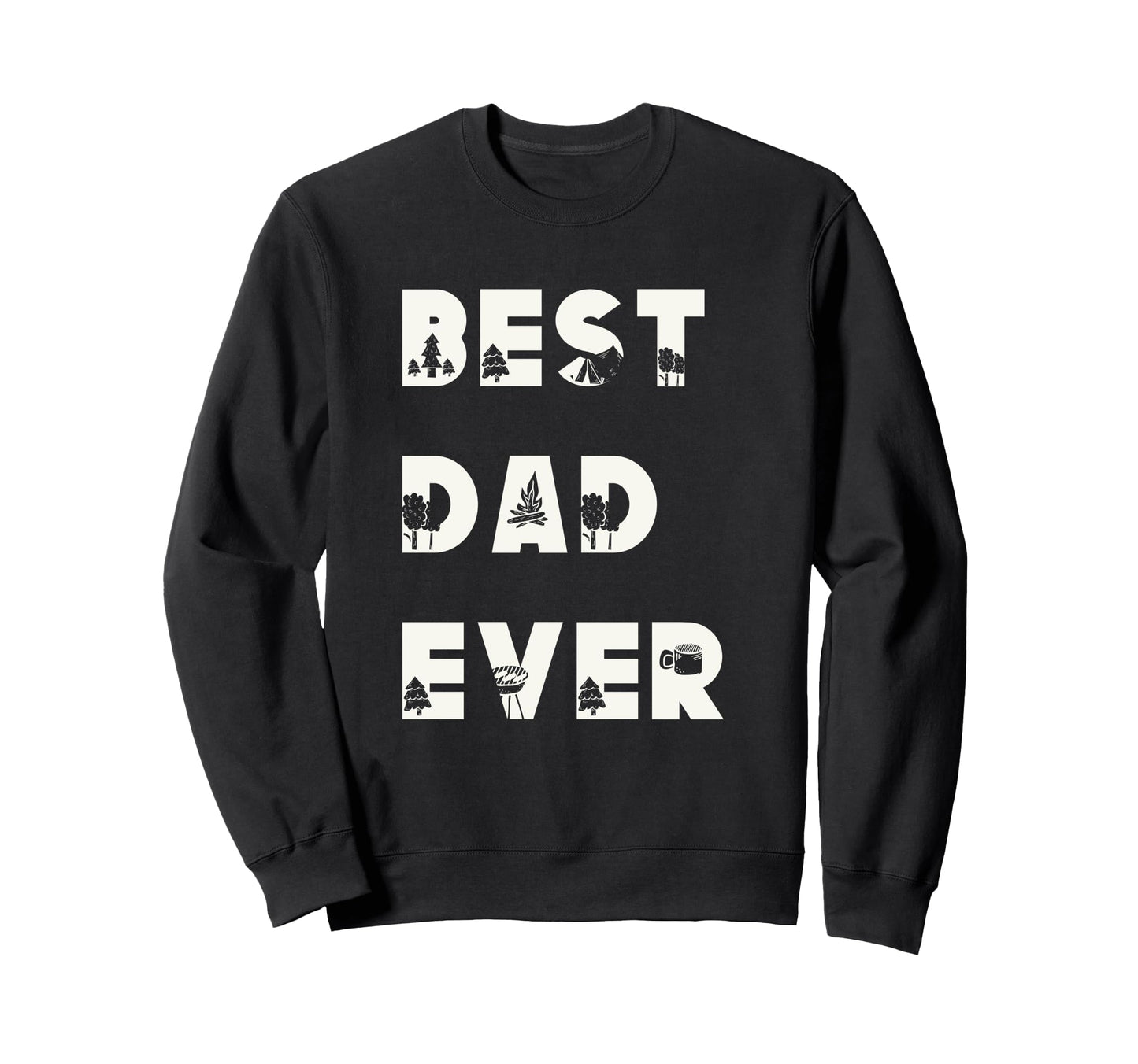 Best Dad Ever Father From Son Sweatshirt - Minimalist Print Unisex - T-Shirt, Sweatshirt, Hoodie