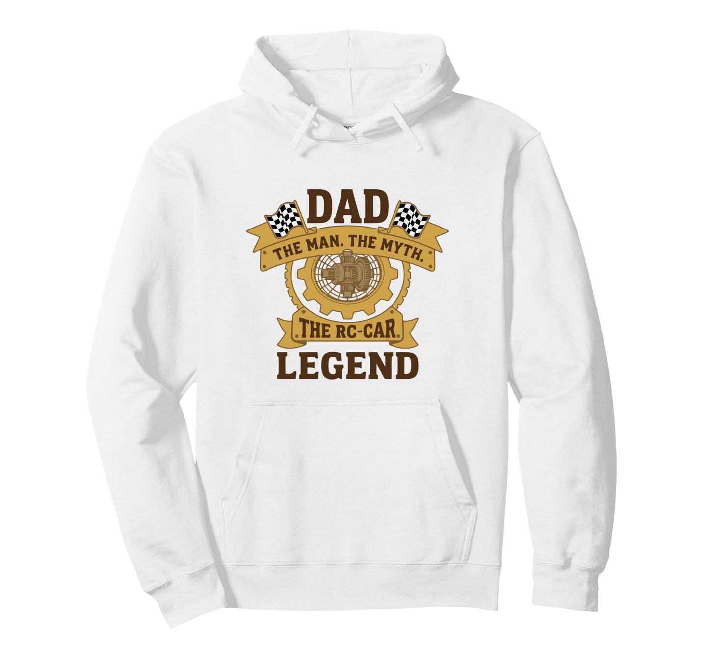 Dad Myth Rc Car Legend Hoodie - Streetwear Style for Adults - T-Shirt, Sweatshirt, Hoodie