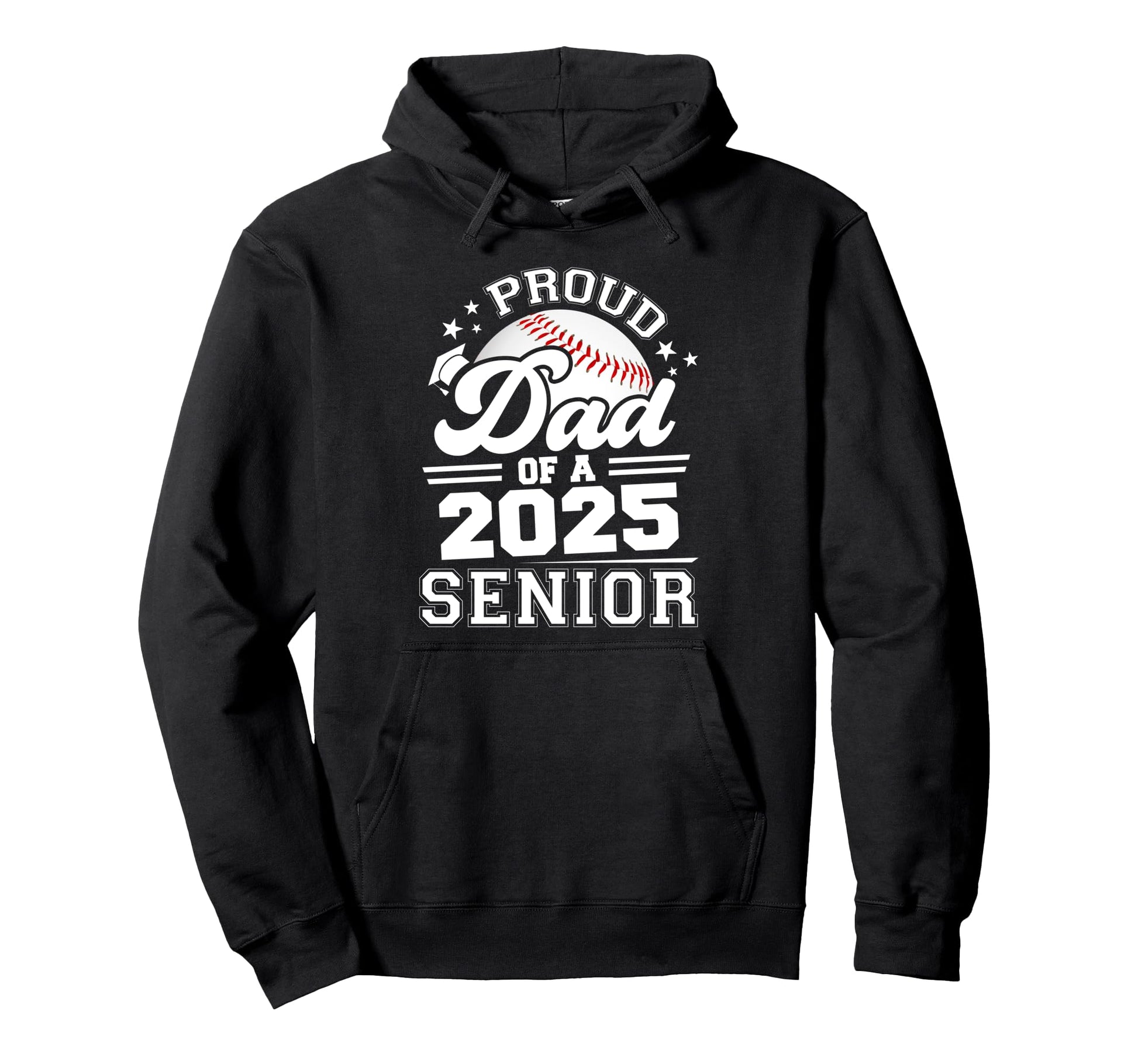 Proud Dad 2025 Senior Graduate Grad Hoodie - Custom Art Print for Adults - T-Shirt, Sweatshirt, Hoodie