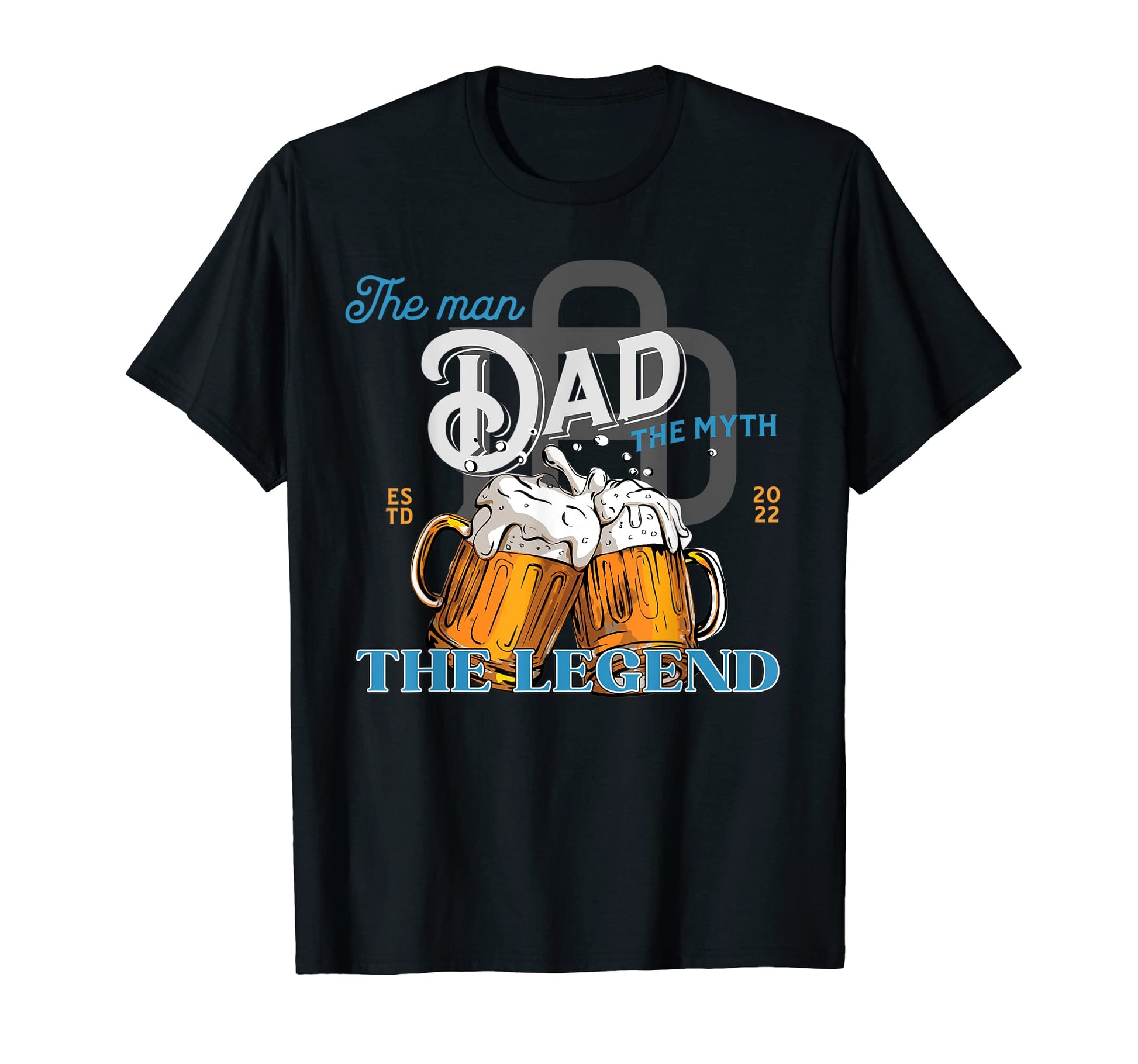 Dad Myth Legend Beer T-Shirt - Minimalist Print for Adults - T-Shirt, Sweatshirt, Hoodie
