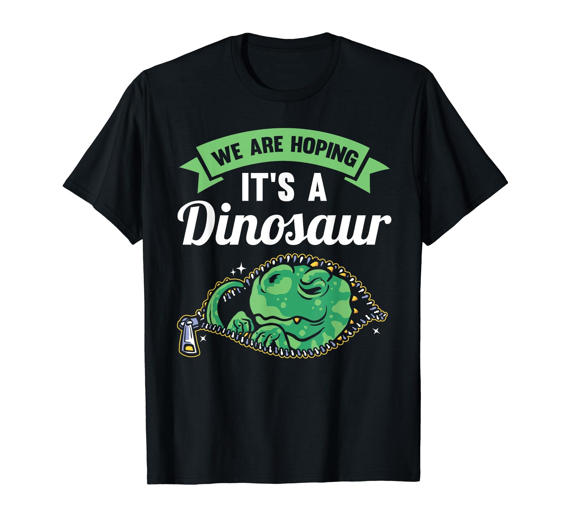 Were Hoping Dinosaur Pregnancy Announcement T-Shirt - Trendy Graphic Unisex - T-Shirt, Sweatshirt, Hoodie