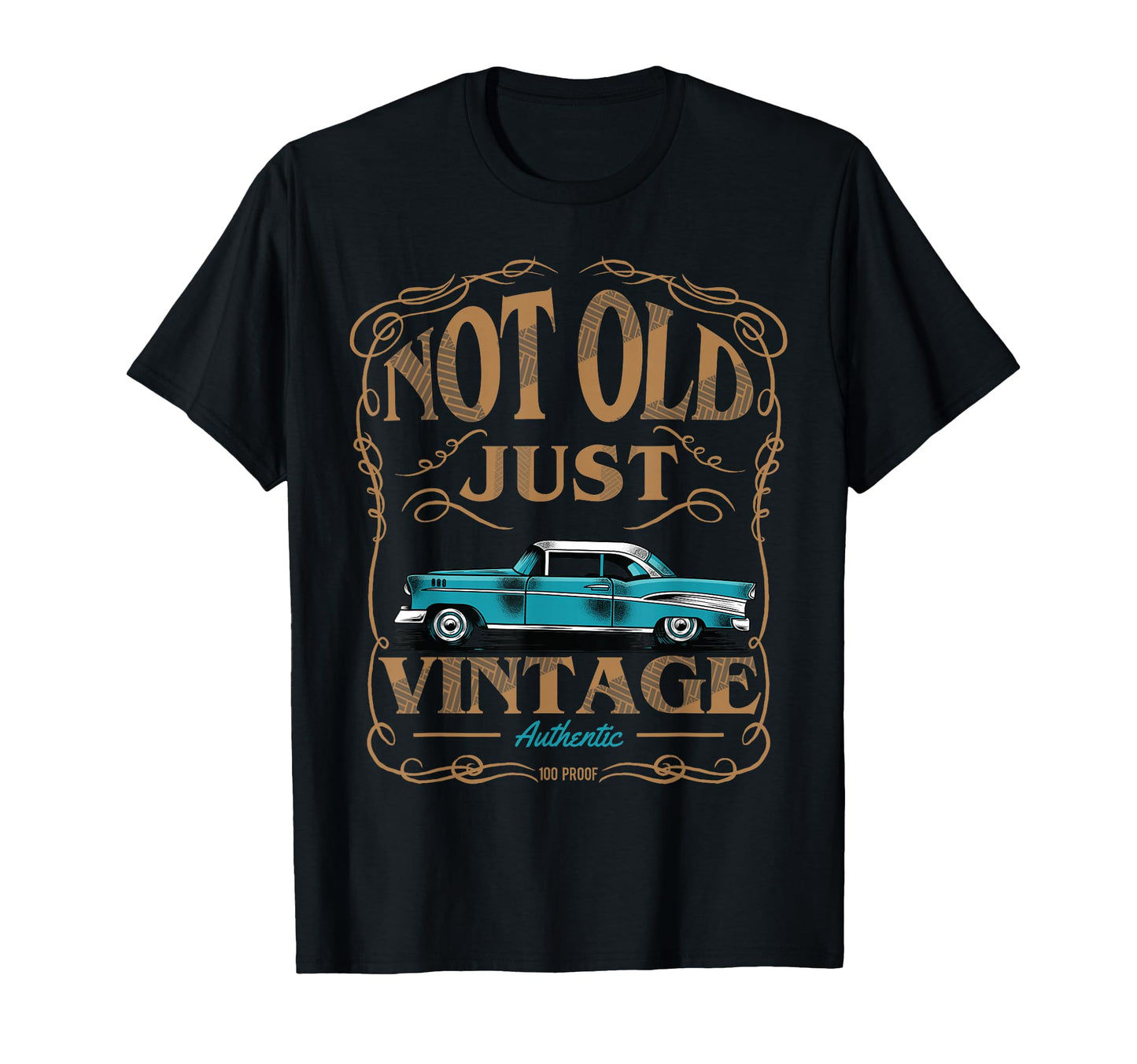 Not Old Just American Car Birthday T-Shirt - Graphic Print Men Women - T-Shirt, Sweatshirt, Hoodie