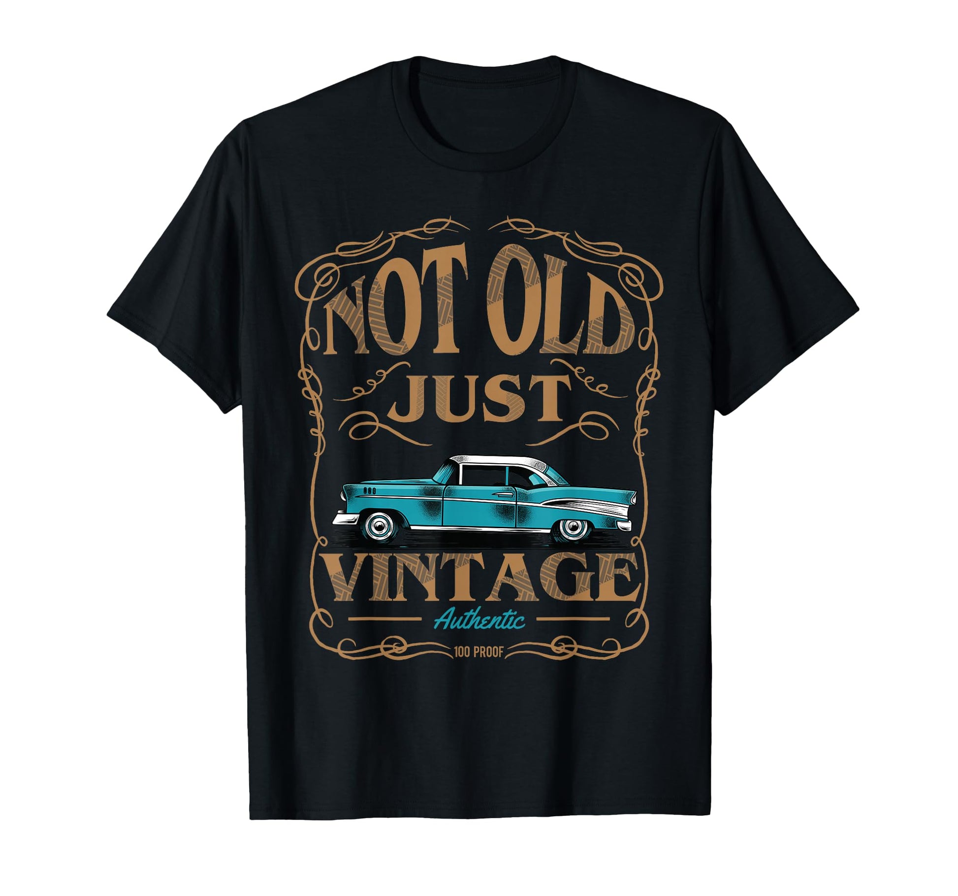 Not Old Just American Car Birthday T-Shirt - Graphic Print Men Women - T-Shirt, Sweatshirt, Hoodie