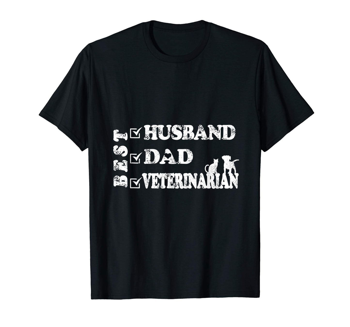 Best Daddy Father Veterinarian Hoodie - Minimalist Print Unisex - T-Shirt, Sweatshirt, Hoodie