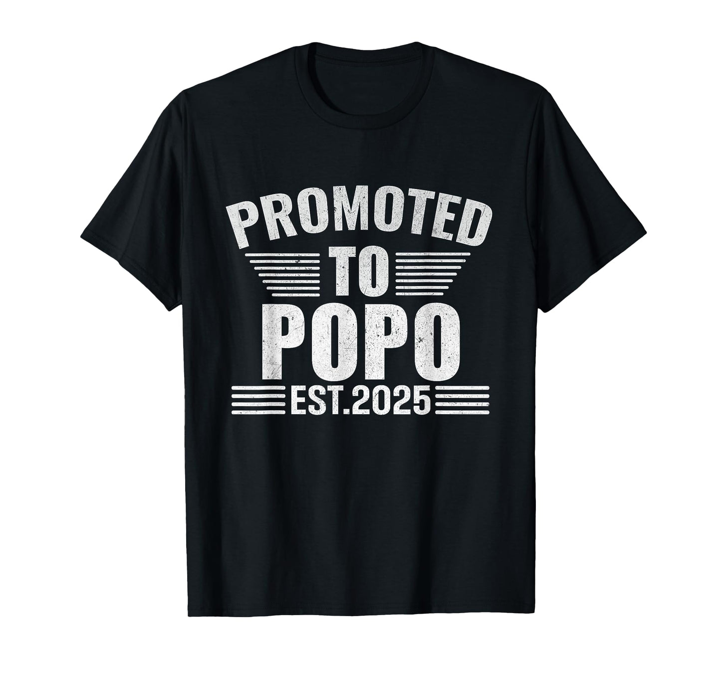 Promoted To Popo 2025 Pregnancy T-Shirt - Minimalist Print Unisex - T-Shirt, Sweatshirt, Hoodie
