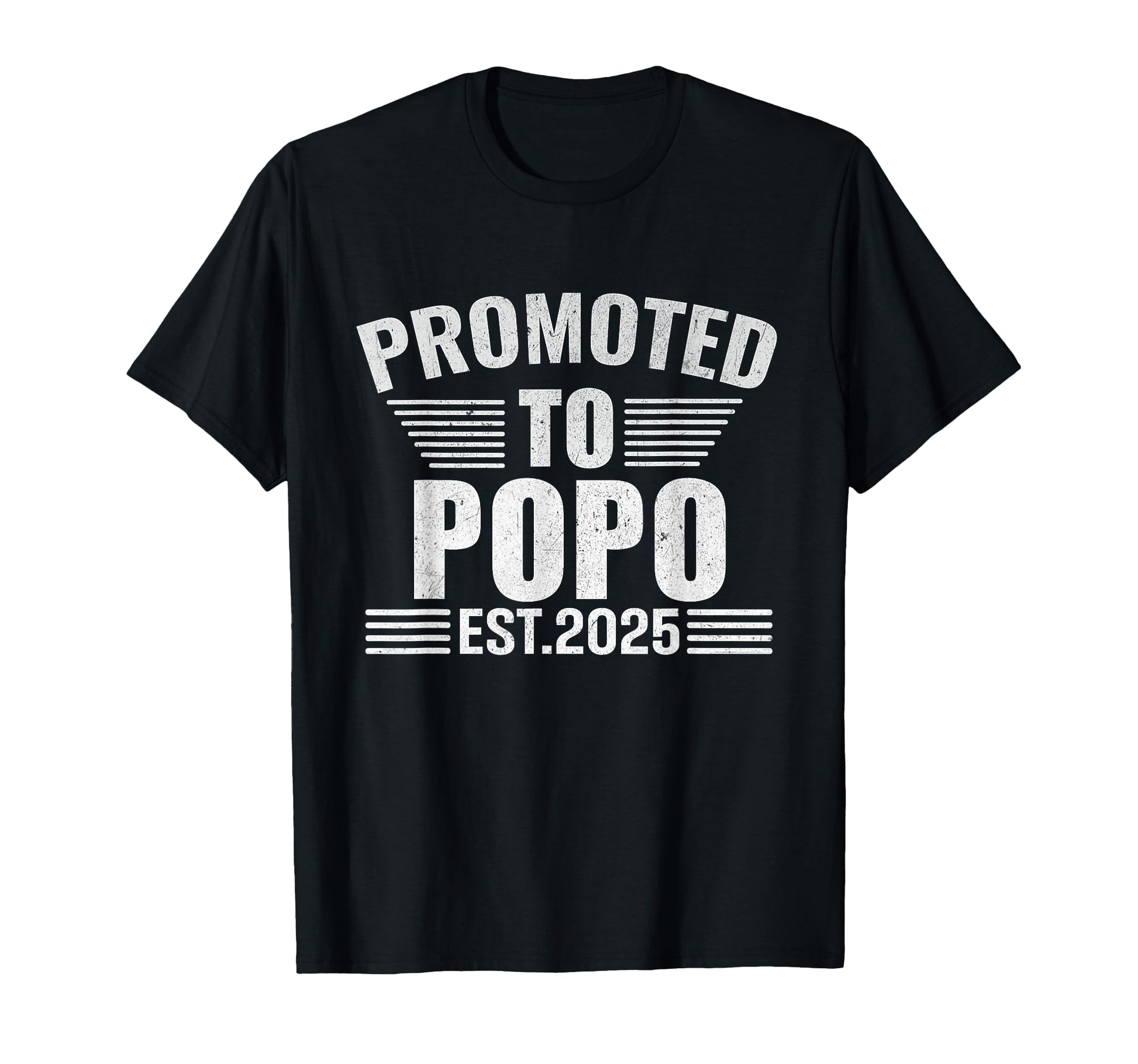 Promoted To Popo 2025 Pregnancy T-Shirt - Minimalist Print Unisex - T-Shirt, Sweatshirt, Hoodie