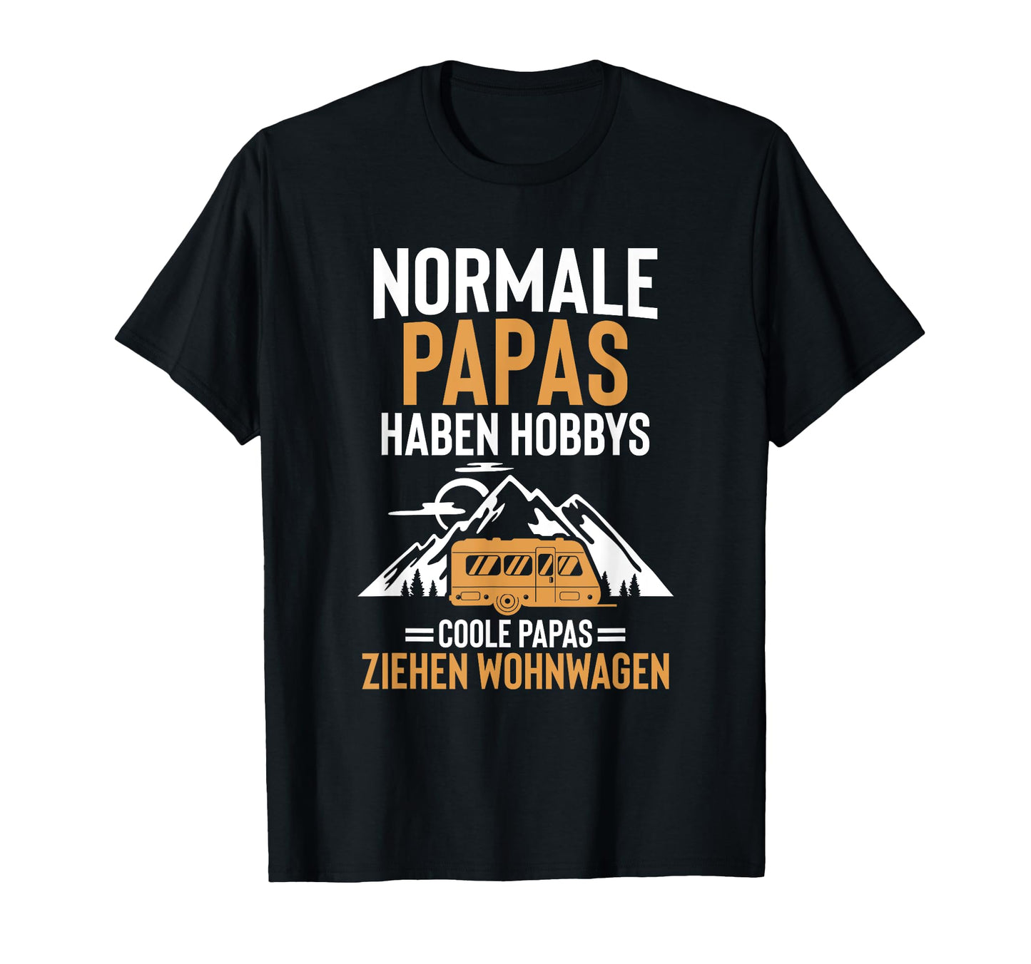Dads Pulling Caravan Camper Camping T-Shirt - Minimalist Print Men Women - T-Shirt, Sweatshirt, Hoodie