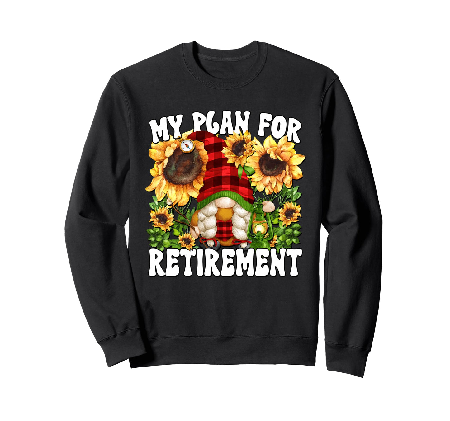 Retired Grandma Gnome Camping My Sweatshirt - Novelty Apparel Unisex - T-Shirt, Sweatshirt, Hoodie