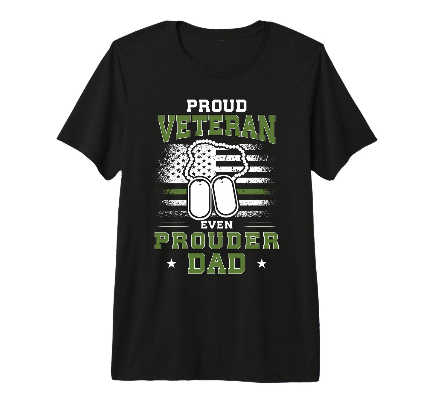 Mens Proud Veteran Dad Patriotic T-Shirt - Streetwear Style Unisex - T-Shirt, Sweatshirt, Hoodie