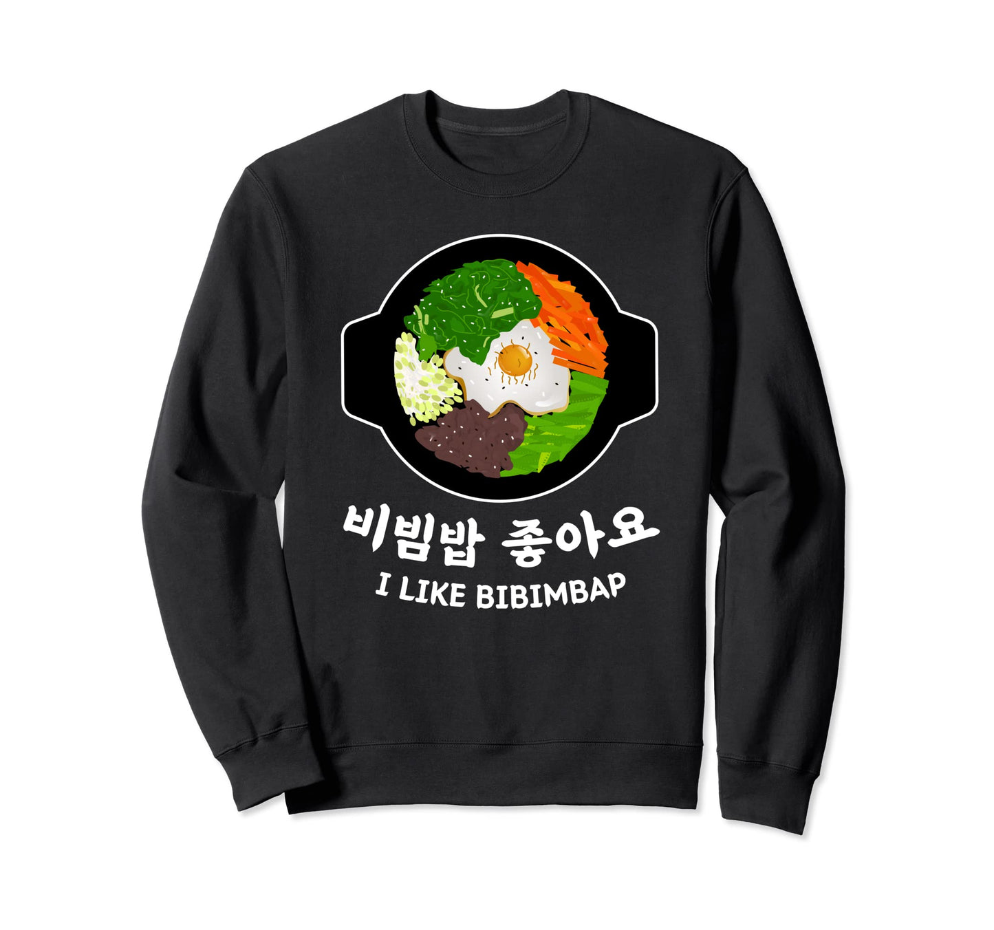 Love South Korea Traditional Food Sweatshirt - Graphic Print for Adults - T-Shirt, Sweatshirt, Hoodie