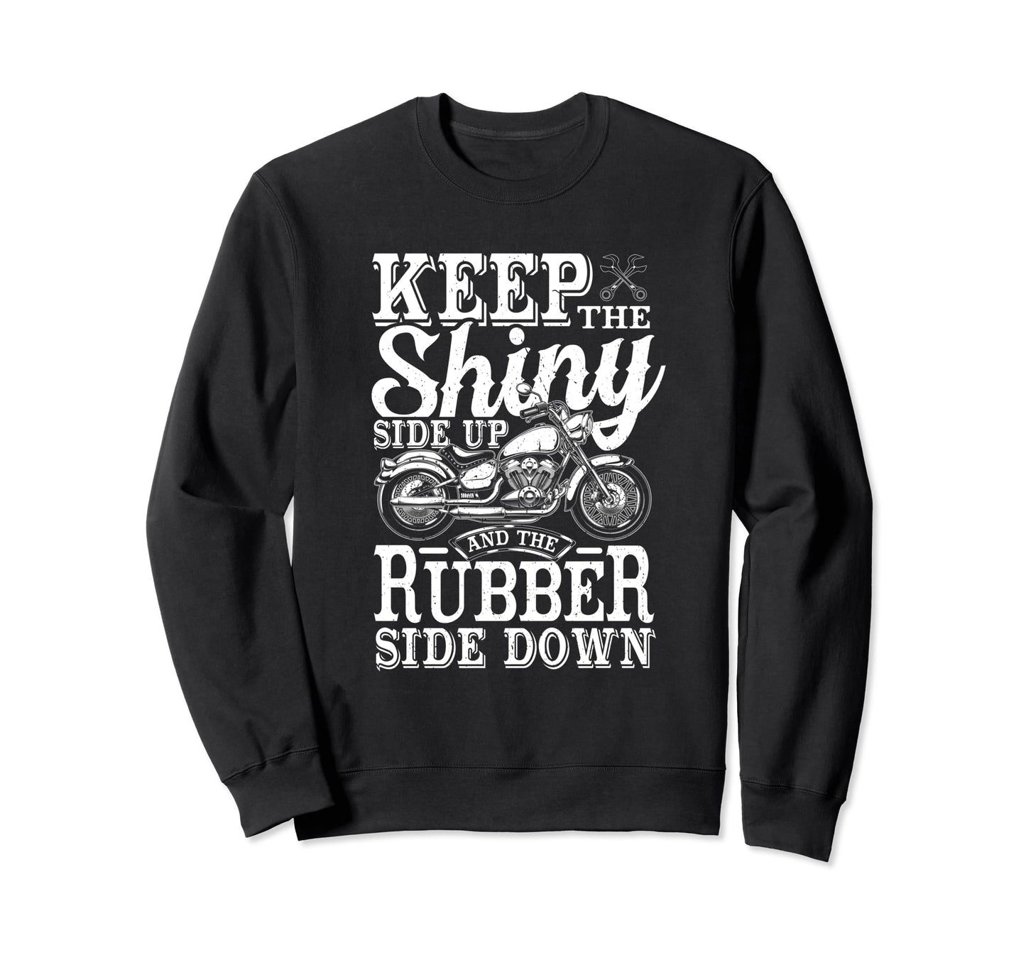 Biker Motorcycle Rider Dad Papa Road Sweatshirt - Custom Art Print Unisex - T-Shirt, Sweatshirt, Hoodie