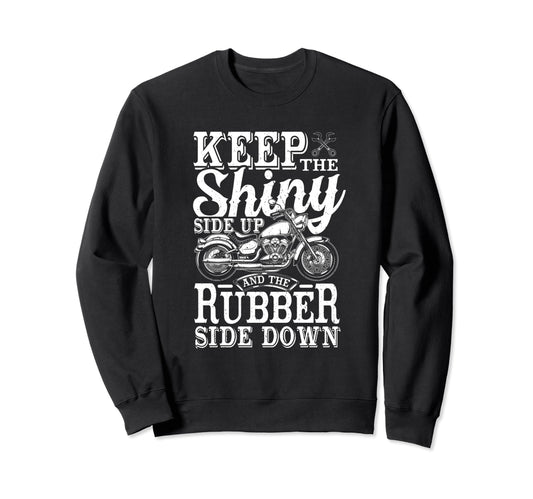 Biker Motorcycle Rider Dad Papa Road Sweatshirt - Custom Art Print Unisex - T-Shirt, Sweatshirt, Hoodie