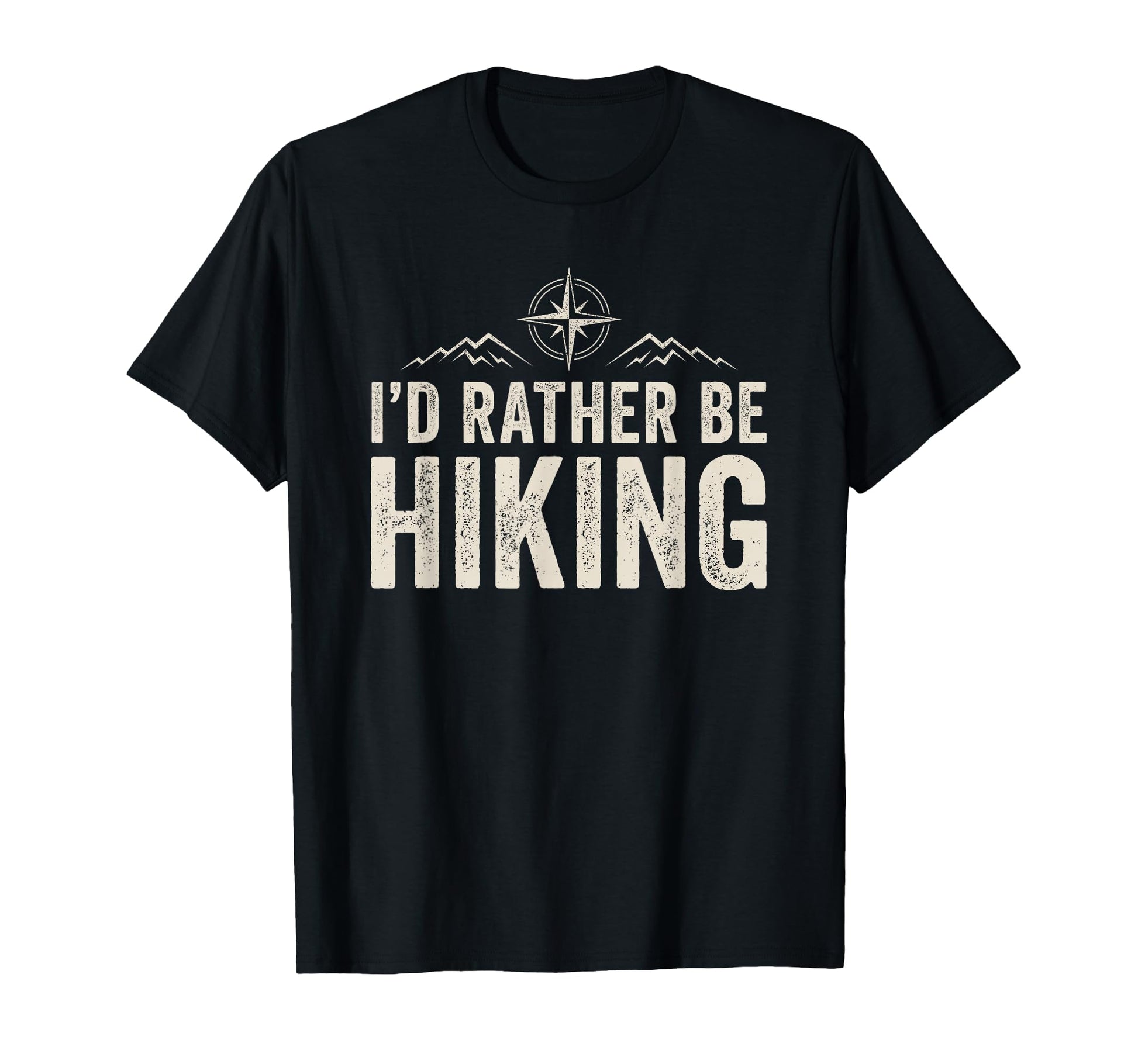 Id Rather Be Hiking Hiker T-Shirt - Casual Everyday Wear Men Women - T-Shirt, Sweatshirt, Hoodie
