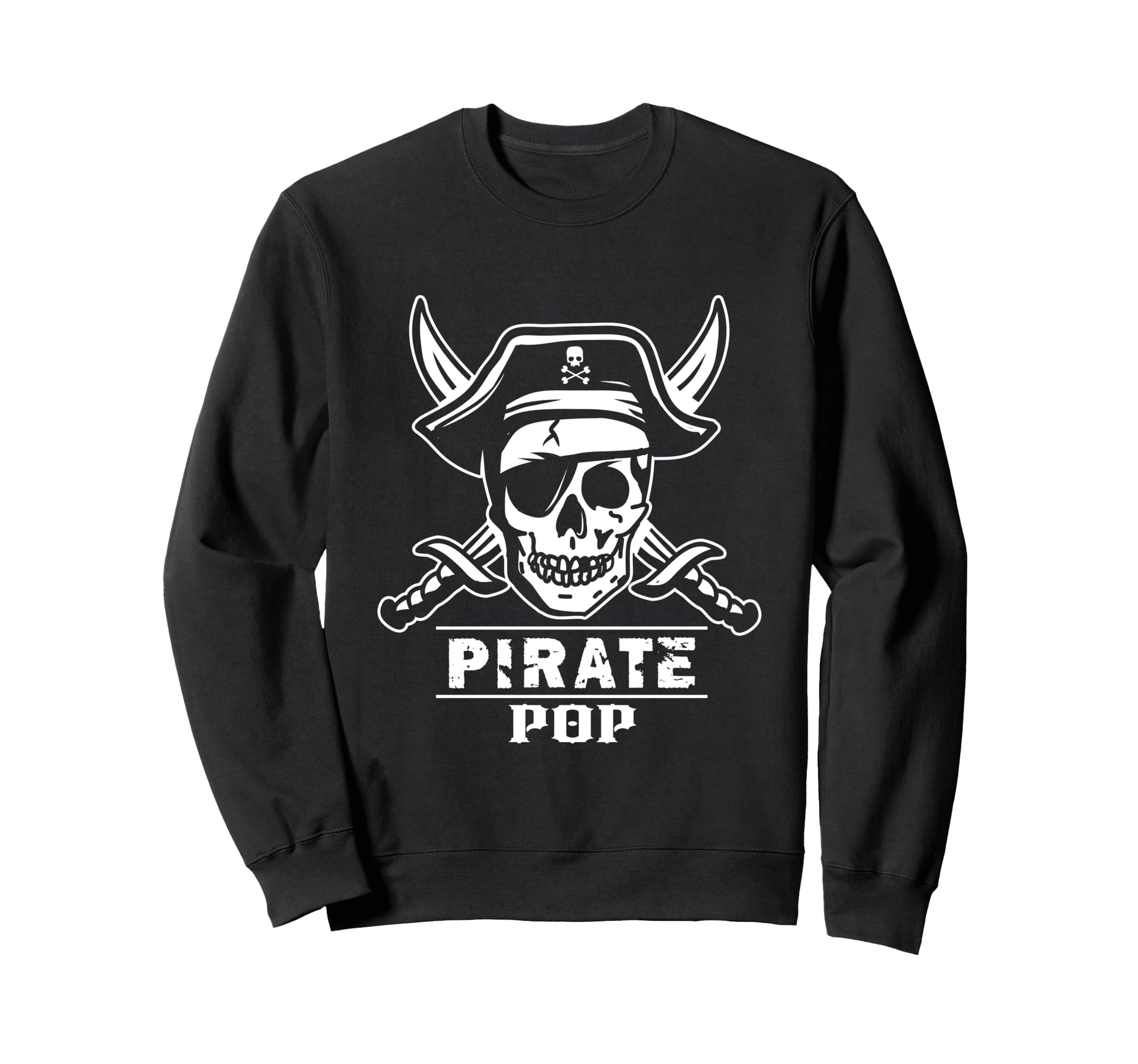 Pirate Pop Pirate Grandpa Captain Sweatshirt - Custom Art Print Unisex - T-Shirt, Sweatshirt, Hoodie