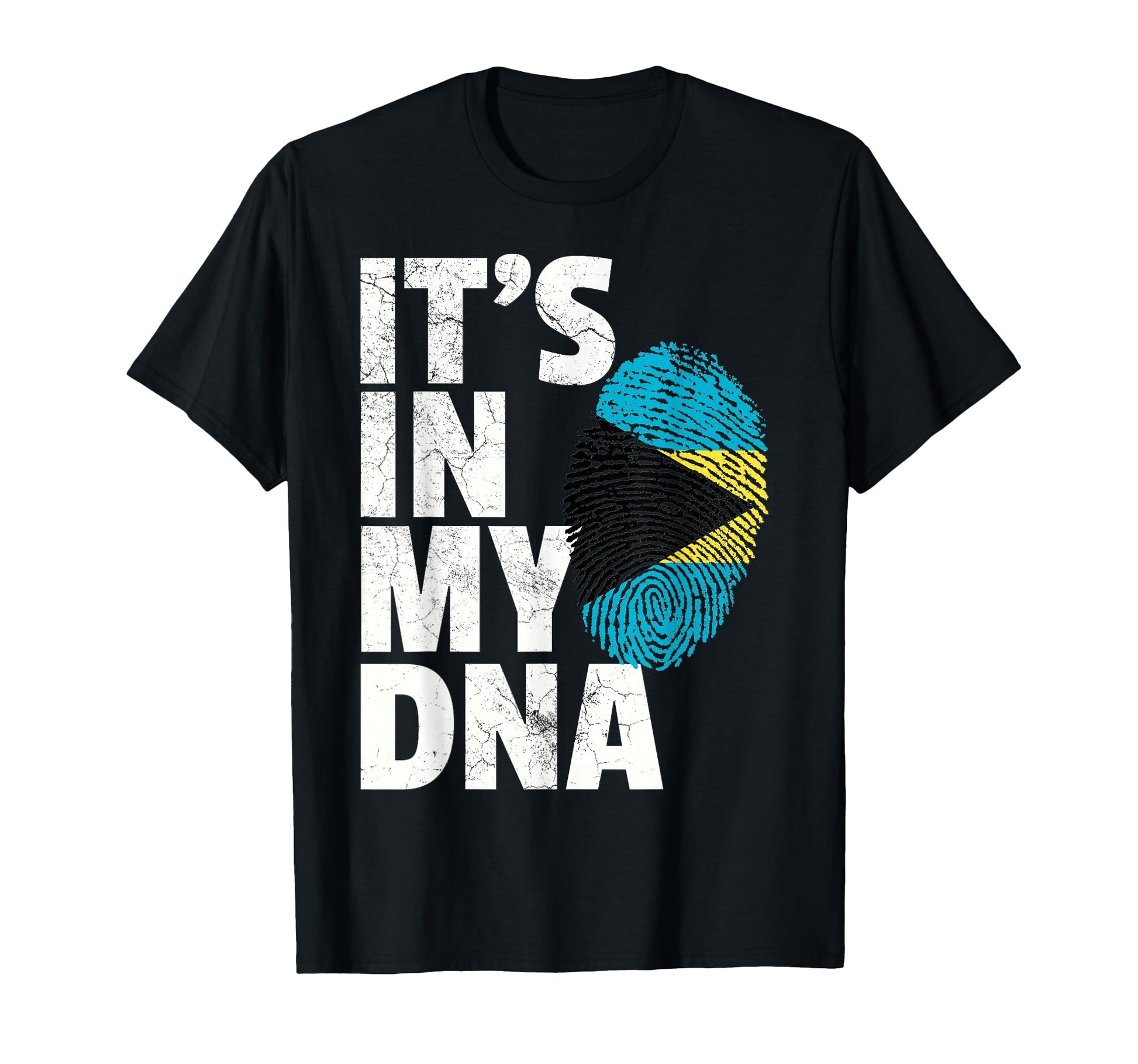 Its My Dna Bahama Bahamian Flag Pride T-Shirt - Minimalist Print Men Women - T-Shirt, Sweatshirt, Hoodie