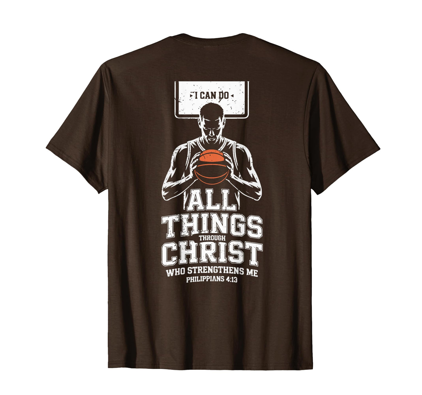 Mens Christian Basketball Can All T-Shirt - Minimalist Print for Adults - T-Shirt, Sweatshirt, Hoodie