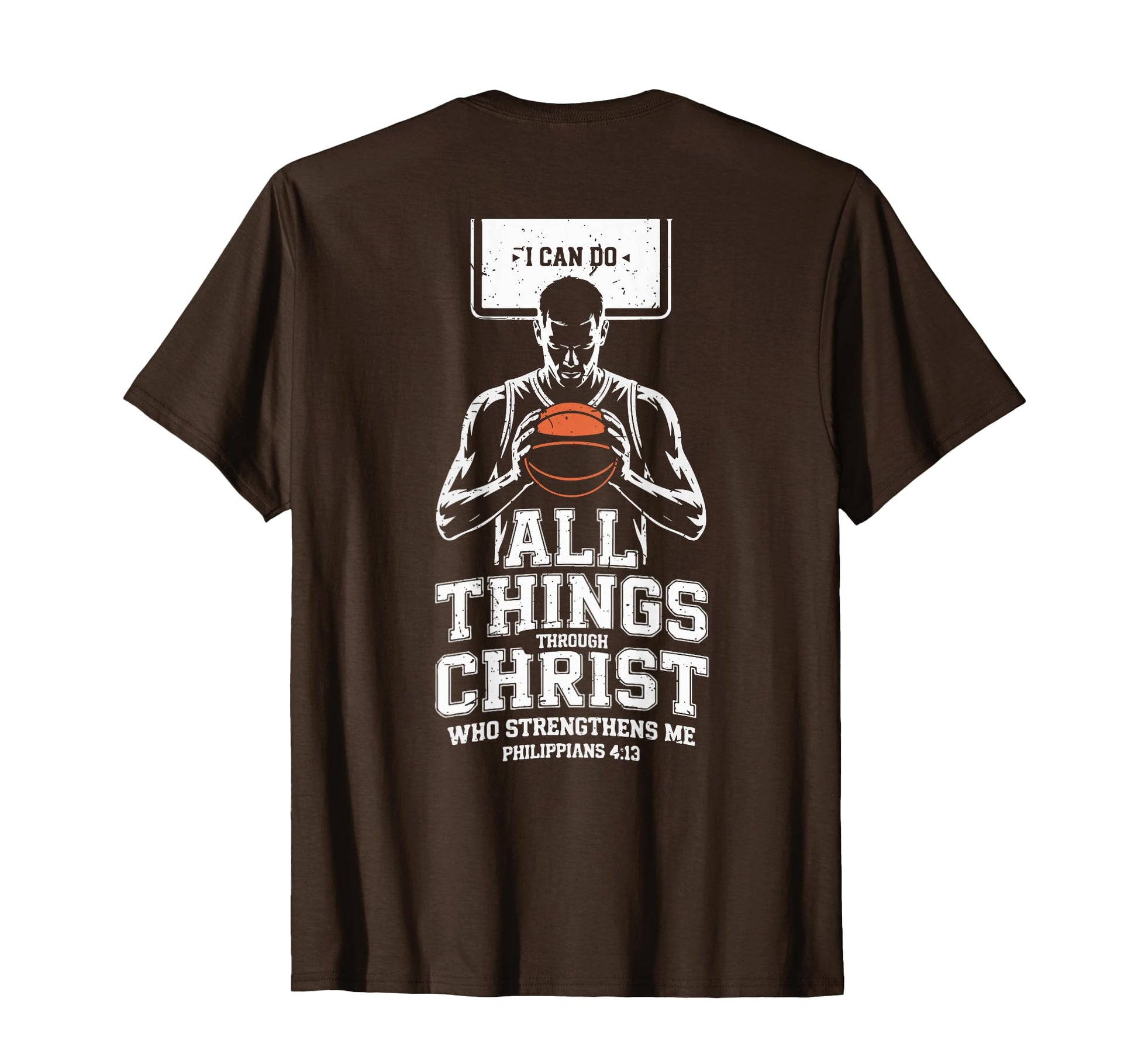 Mens Christian Basketball Can All T-Shirt - Minimalist Print for Adults - T-Shirt, Sweatshirt, Hoodie