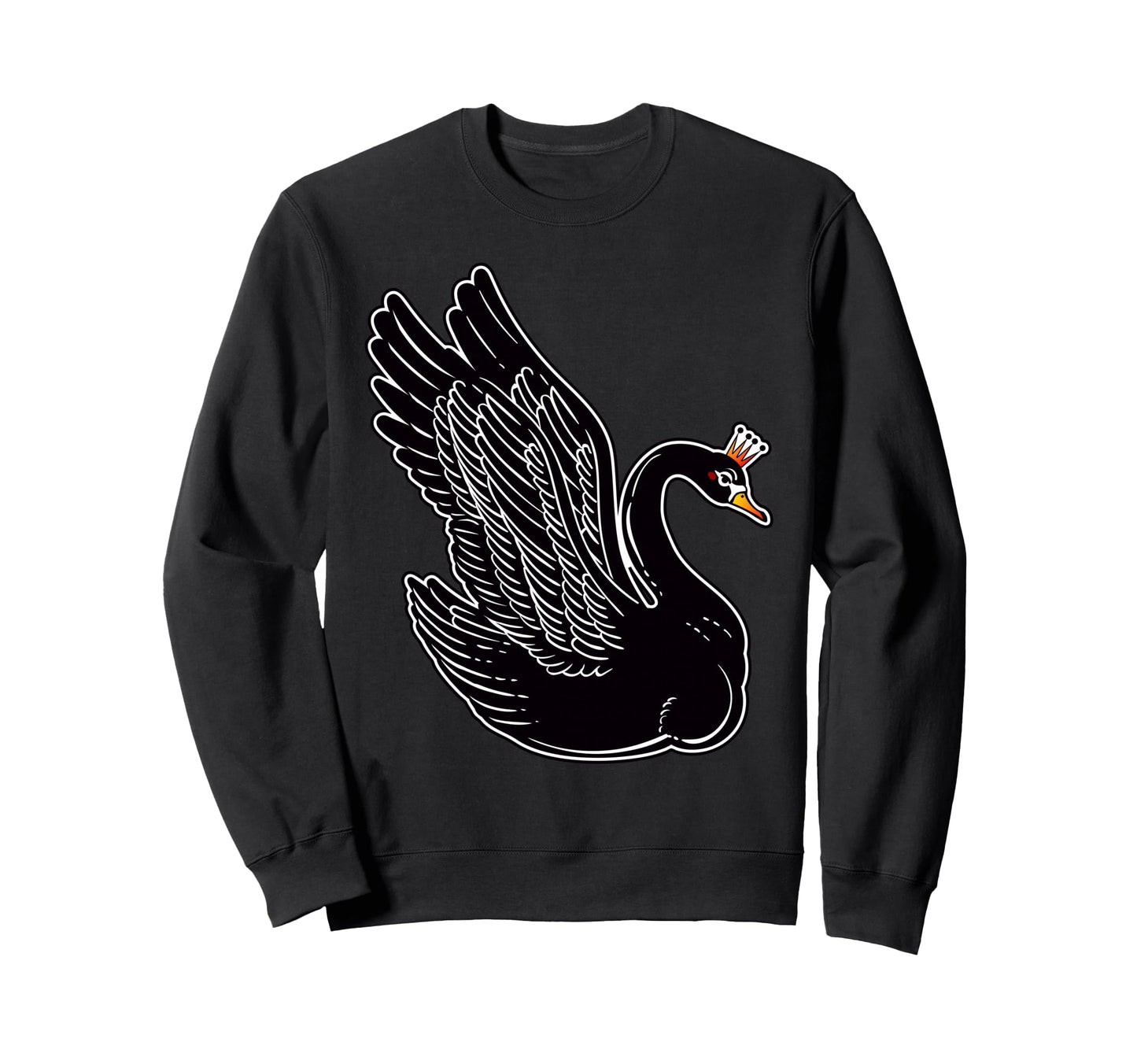 Swan Ballerina Black 90S Pop Art Sweatshirt - Streetwear Style Men Women - T-Shirt, Sweatshirt, Hoodie