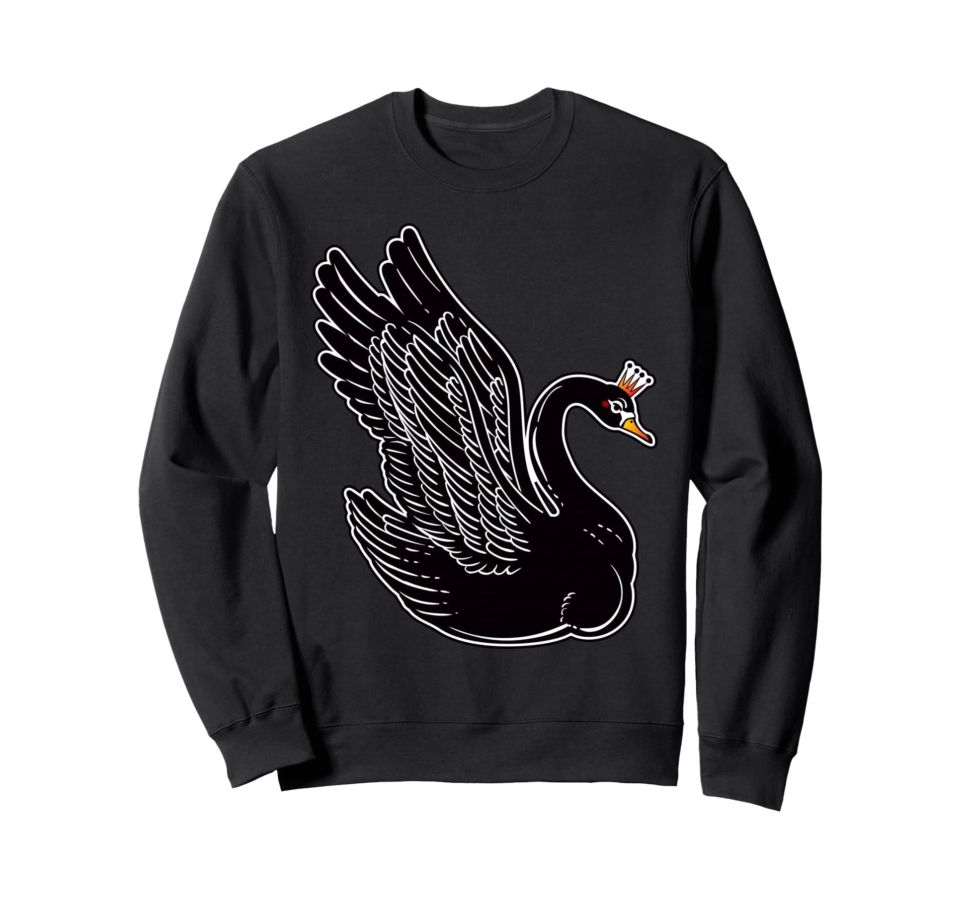 Swan Ballerina Black 90S Pop Art Sweatshirt - Streetwear Style Men Women - T-Shirt, Sweatshirt, Hoodie
