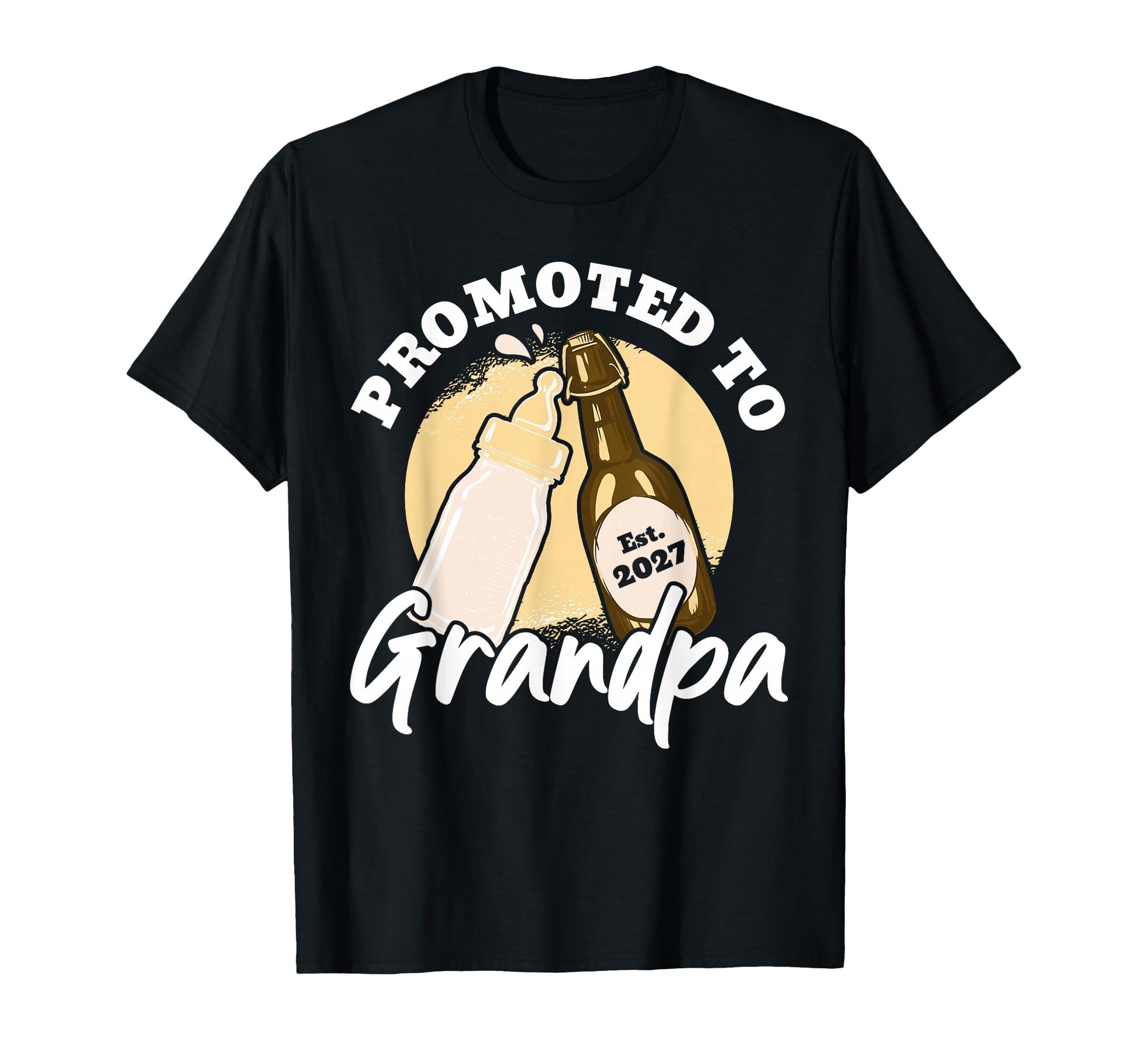 Grandpa 2027 Pregnancy Anouncement T-Shirt - Minimalist Print Unisex - T-Shirt, Sweatshirt, Hoodie