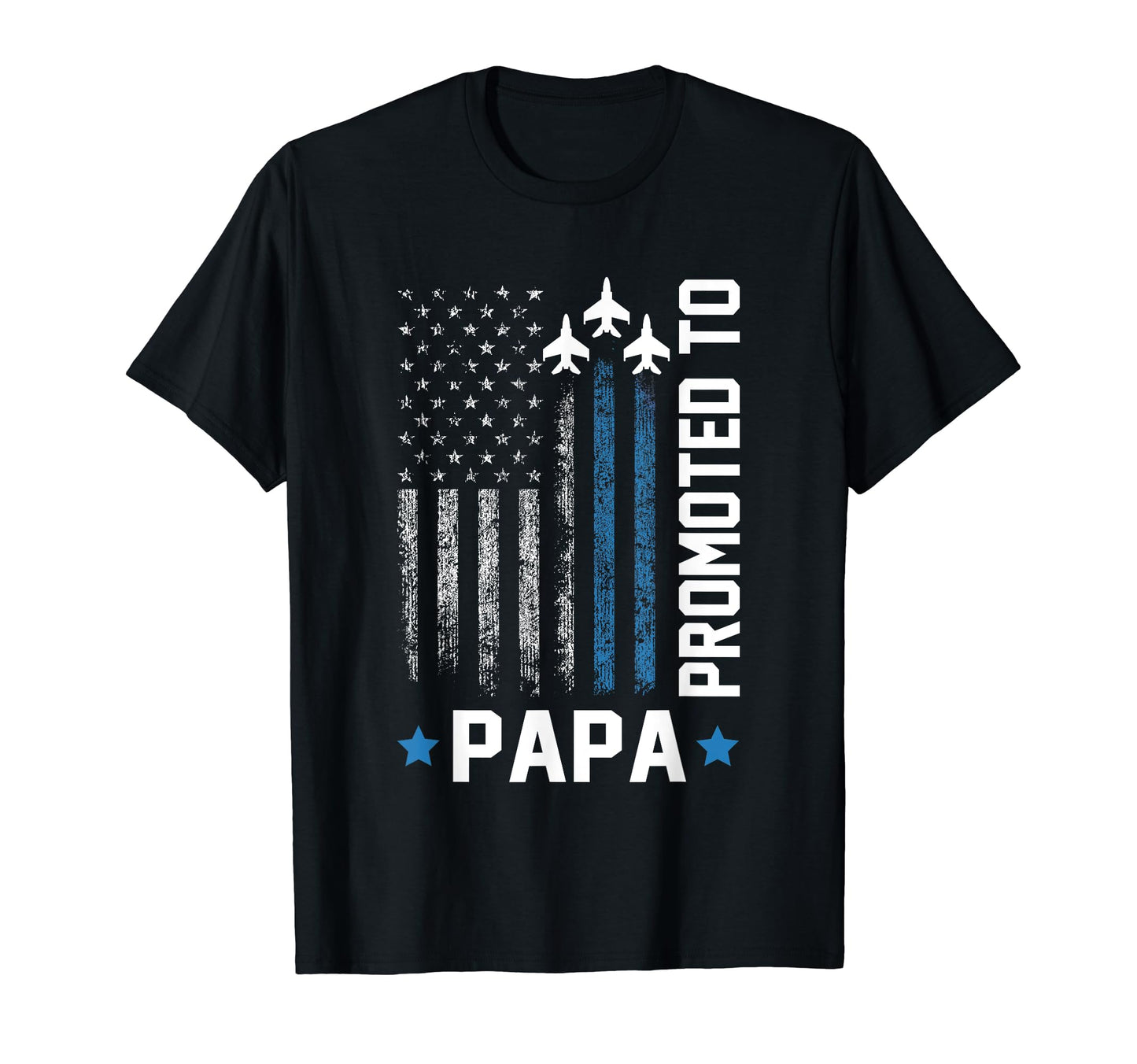 Promoted To Papa Gift New Grandpa T-Shirt - Graphic Print Men Women - T-Shirt, Sweatshirt, Hoodie