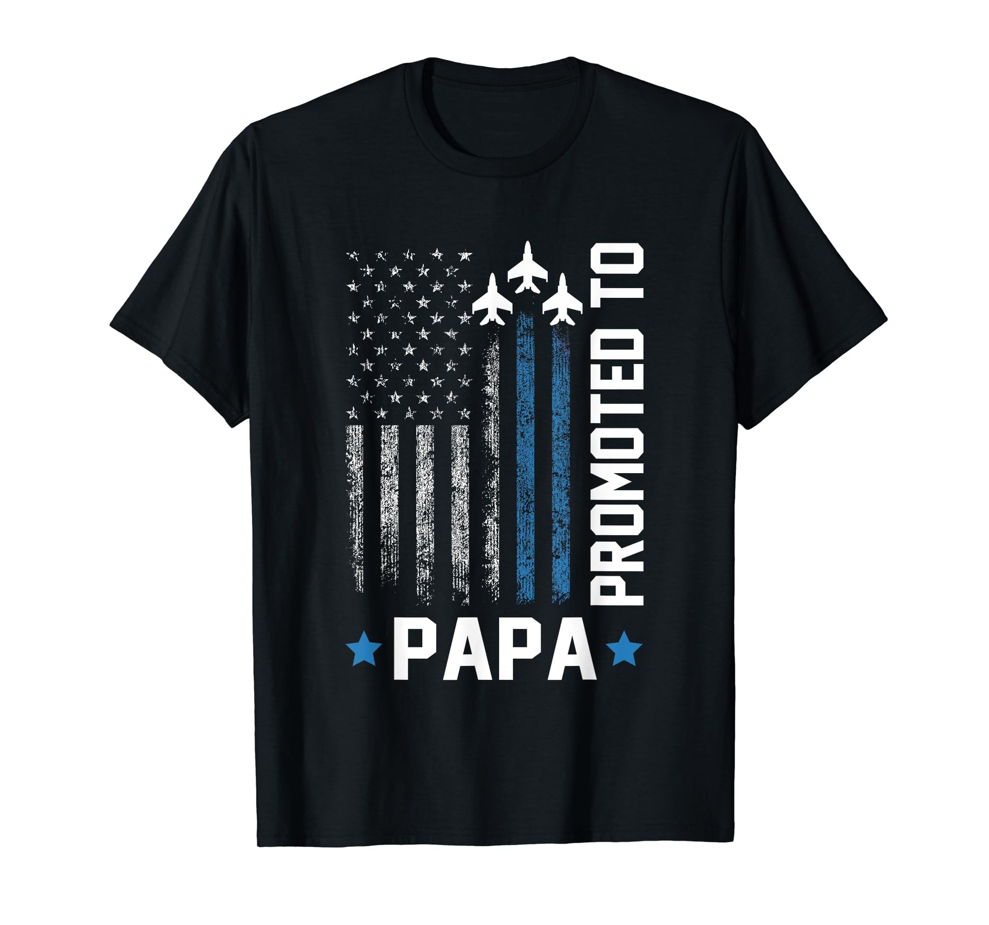 Promoted To Papa Gift New Grandpa T-Shirt - Graphic Print Men Women - T-Shirt, Sweatshirt, Hoodie