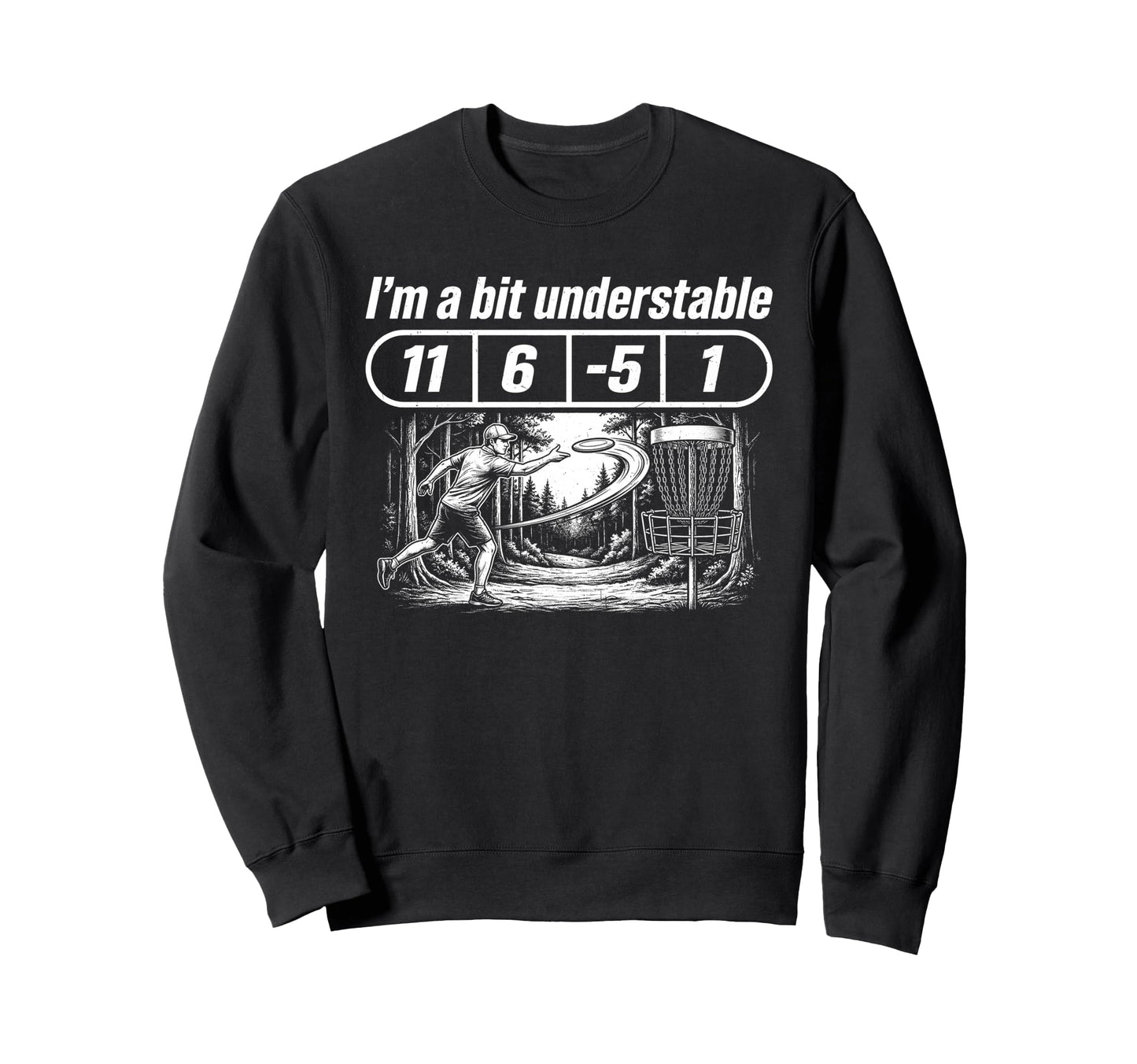 Disc Golf Dad Funny Turnover Sweatshirt - Novelty Apparel for Adults - T-Shirt, Sweatshirt, Hoodie