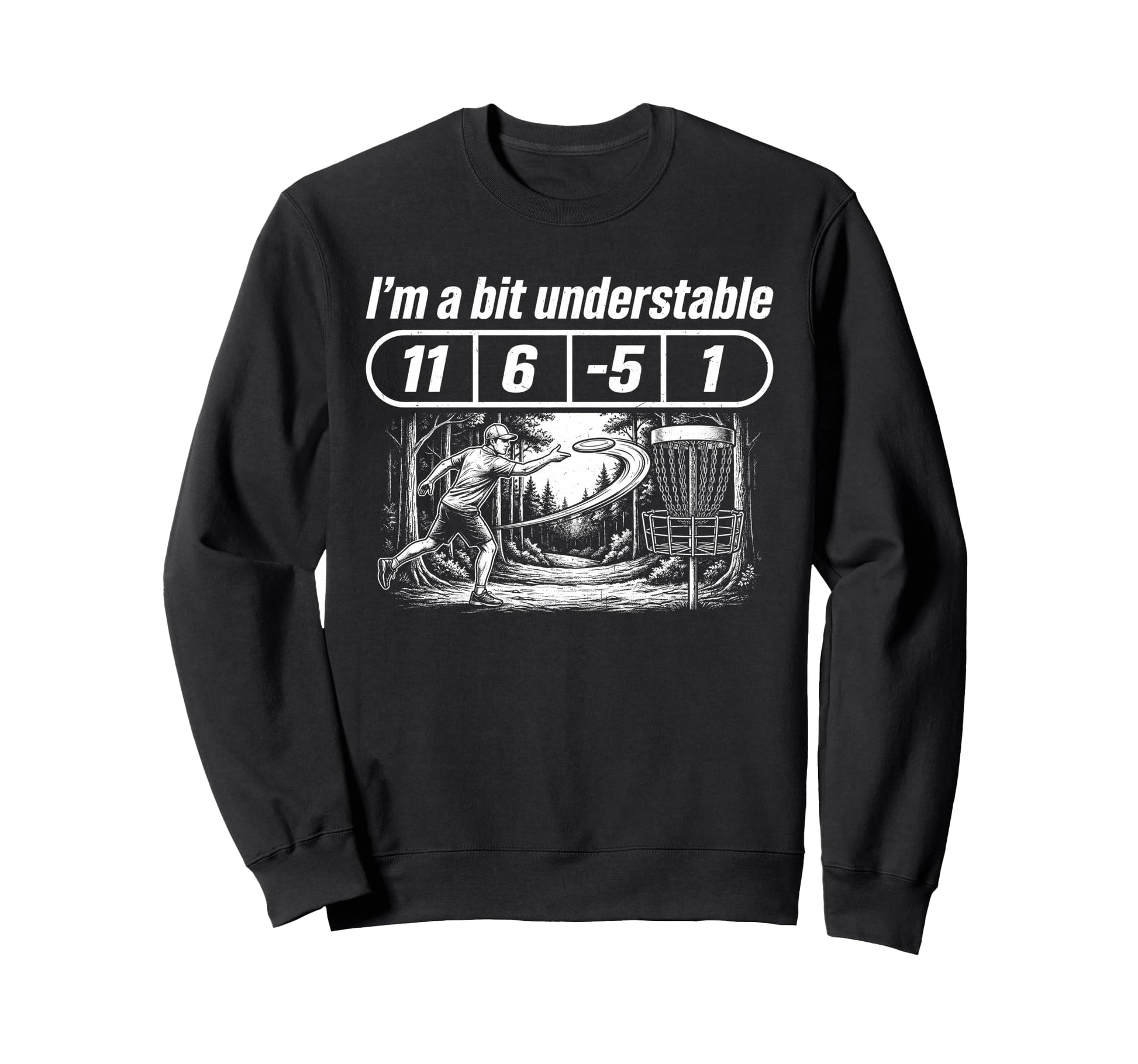 Disc Golf Dad Funny Turnover Sweatshirt - Novelty Apparel for Adults - T-Shirt, Sweatshirt, Hoodie