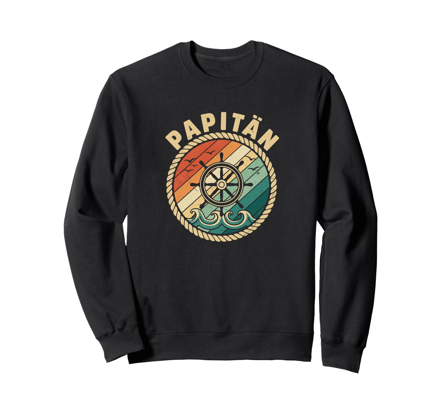 Papit N Vater Funny Boat Lake Sweatshirt - Graphic Print for Adults - T-Shirt, Sweatshirt, Hoodie