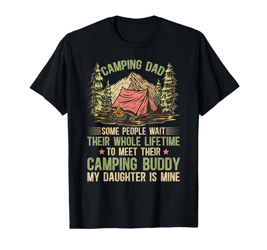 Camping Dad Camping Buddies Dad And T-Shirt - Graphic Print Unisex - T-Shirt, Sweatshirt, Hoodie