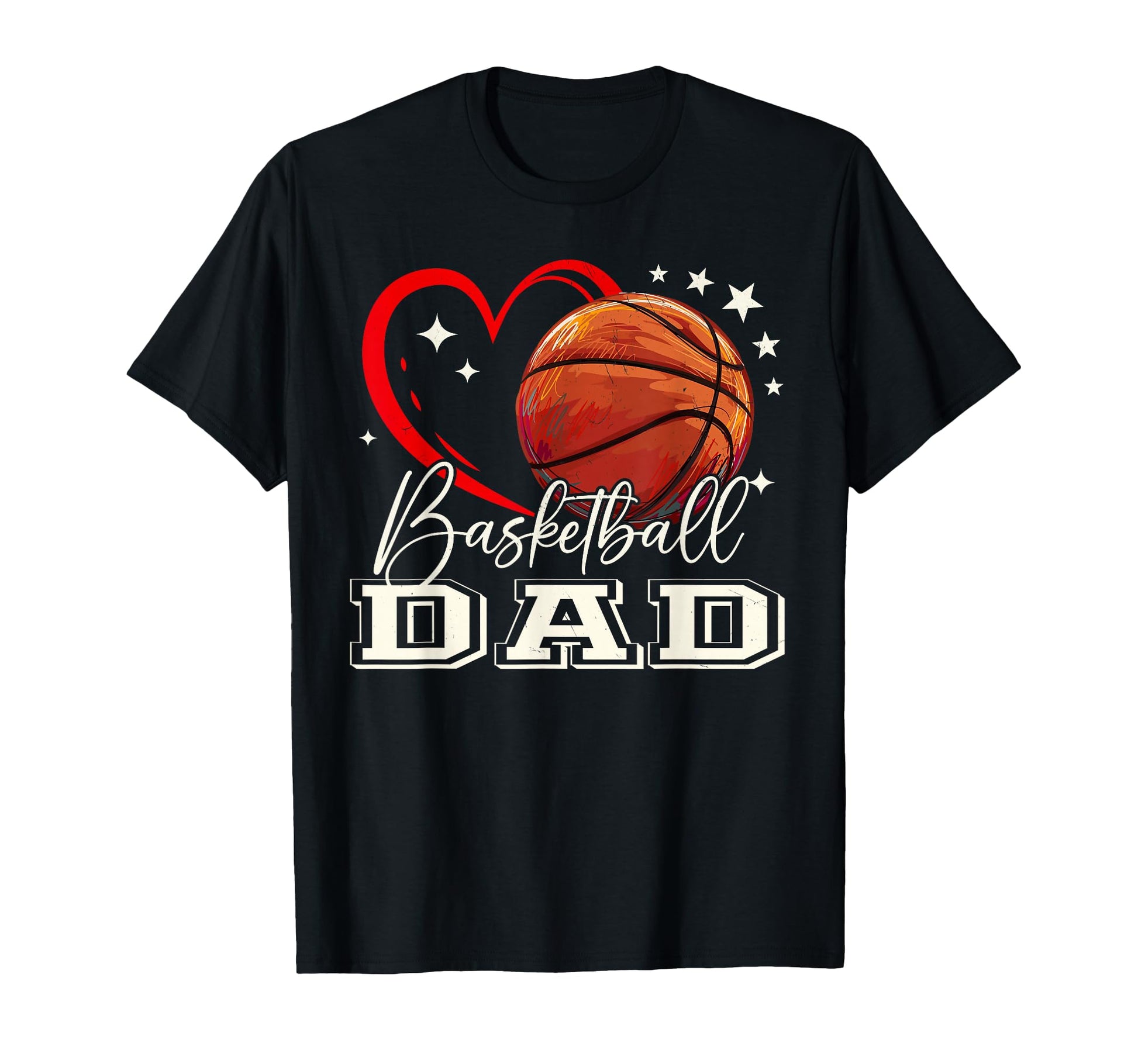 Basketball Dad Family Matching T-Shirt - Fun Novelty Design for Adults - T-Shirt, Sweatshirt, Hoodie