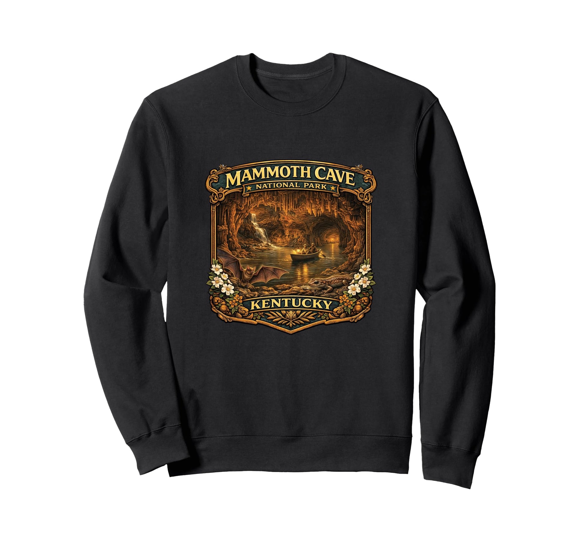Mammoth Cave National Park Kentucky Sweatshirt - Custom Art Print Unisex - T-Shirt, Sweatshirt, Hoodie