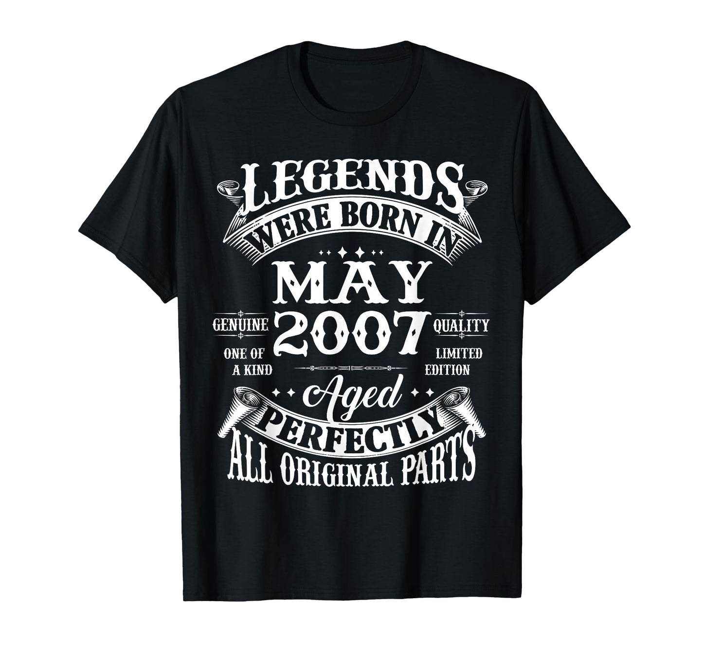 19Th Birthday Gift Legend Born May T-Shirt - Novelty Apparel Men Women - T-Shirt, Sweatshirt, Hoodie