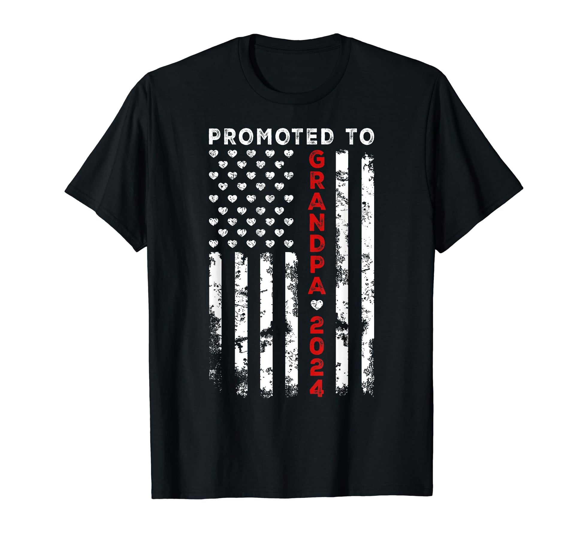 Usa American Flag Promoted To Grandpa T-Shirt - Streetwear Style Men Women - T-Shirt, Sweatshirt, Hoodie