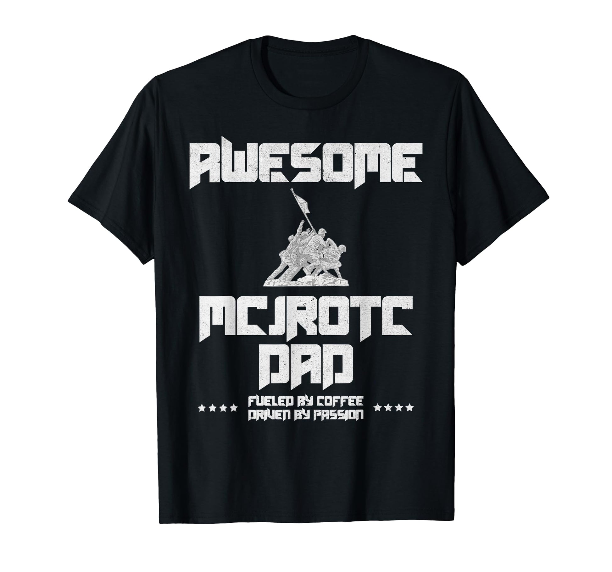 Awesome Mcjrotc Dad Military Jrotc T-Shirt - Aesthetic Graphic for Adults - T-Shirt, Sweatshirt, Hoodie