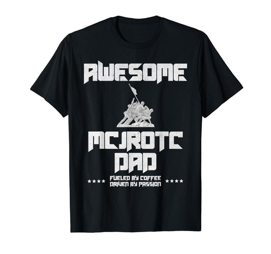 Awesome Mcjrotc Dad Military Jrotc T-Shirt - Aesthetic Graphic for Adults - T-Shirt, Sweatshirt, Hoodie