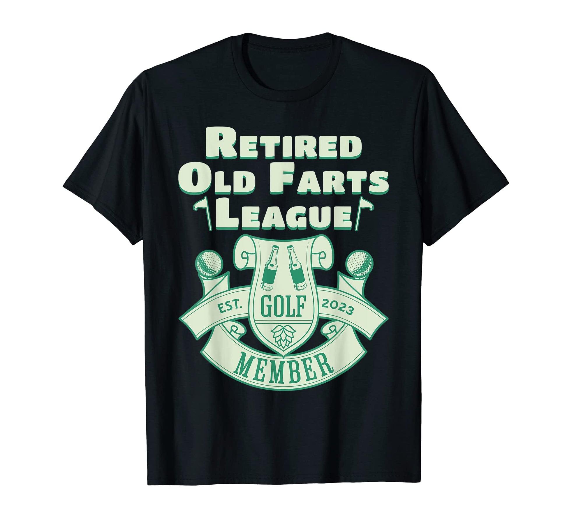 Mens Mens Golf Retirement 2023 T-Shirt - Minimalist Print for Adults - T-Shirt, Sweatshirt, Hoodie