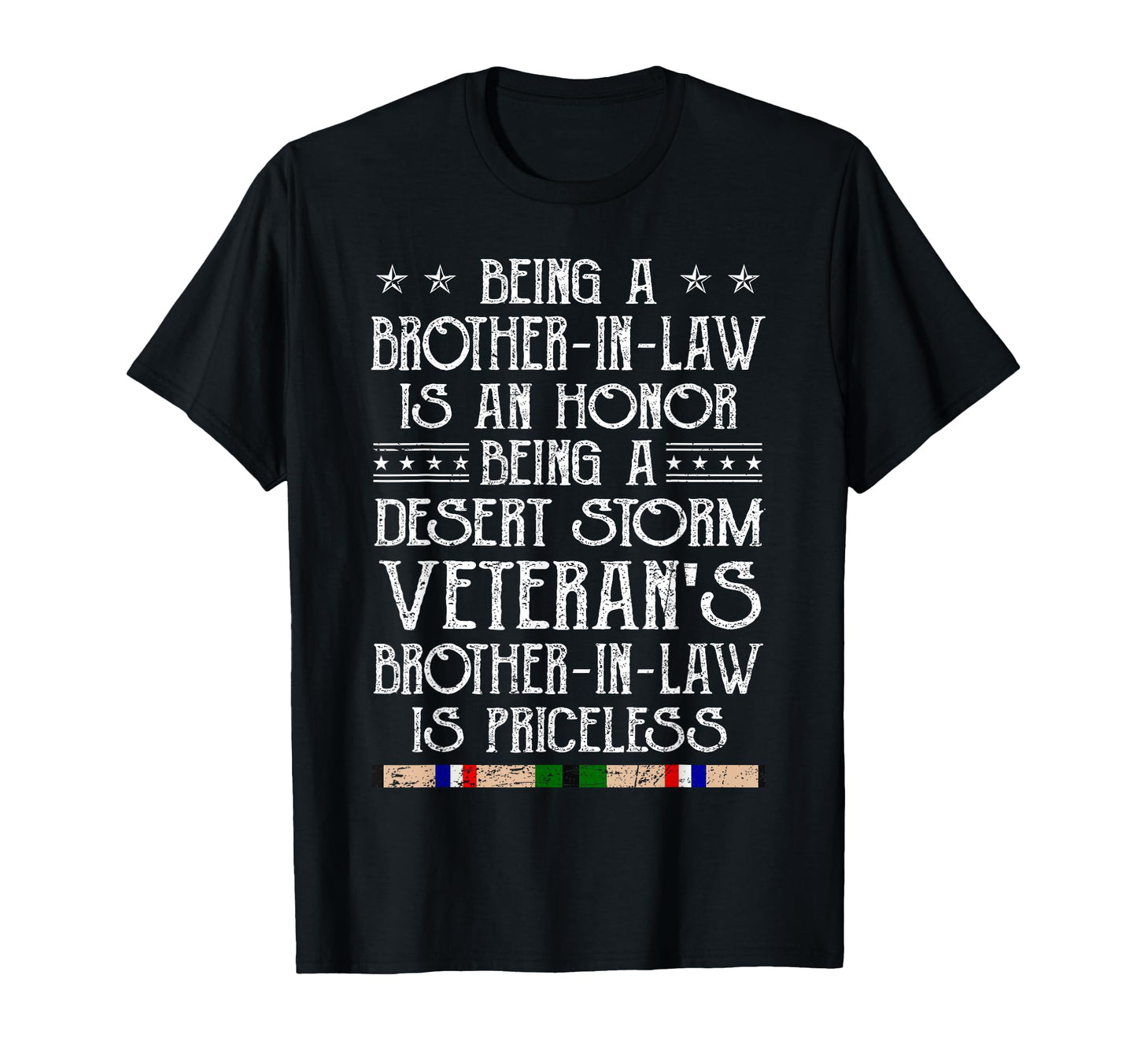 Proud Desert Storm Veteran Brother Law T-Shirt - Graphic Print for Adults - T-Shirt, Sweatshirt, Hoodie