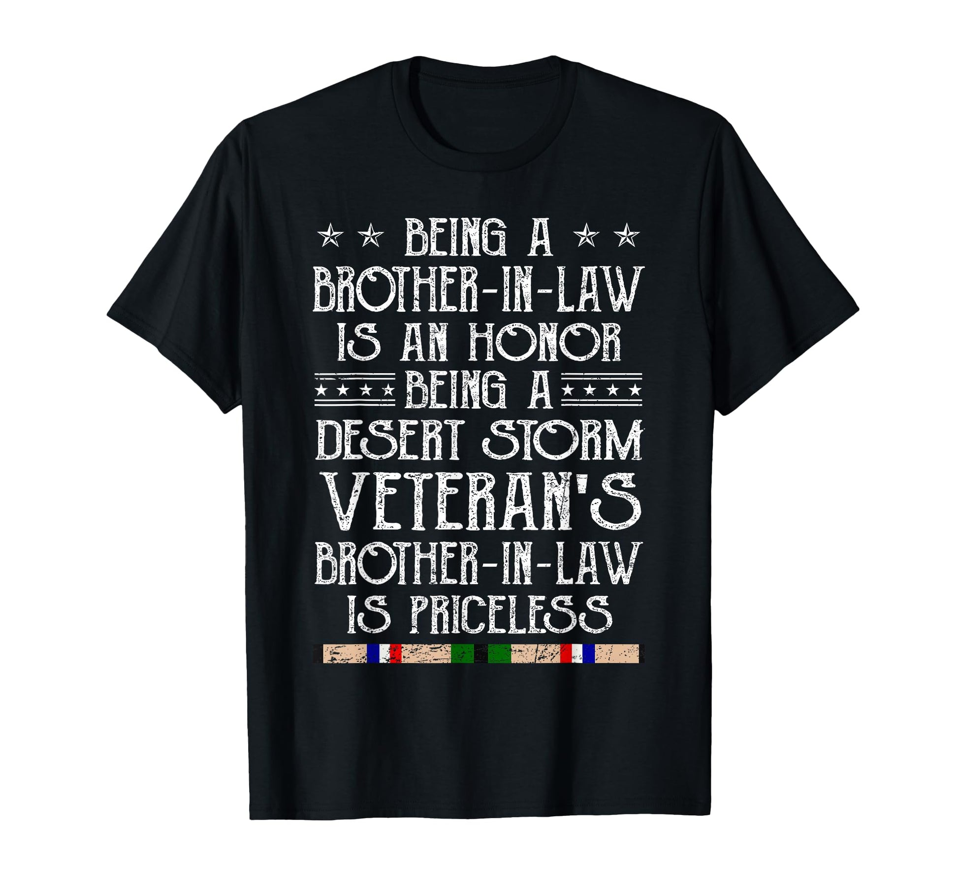 Proud Desert Storm Veteran Brother Law T-Shirt - Graphic Print for Adults - T-Shirt, Sweatshirt, Hoodie