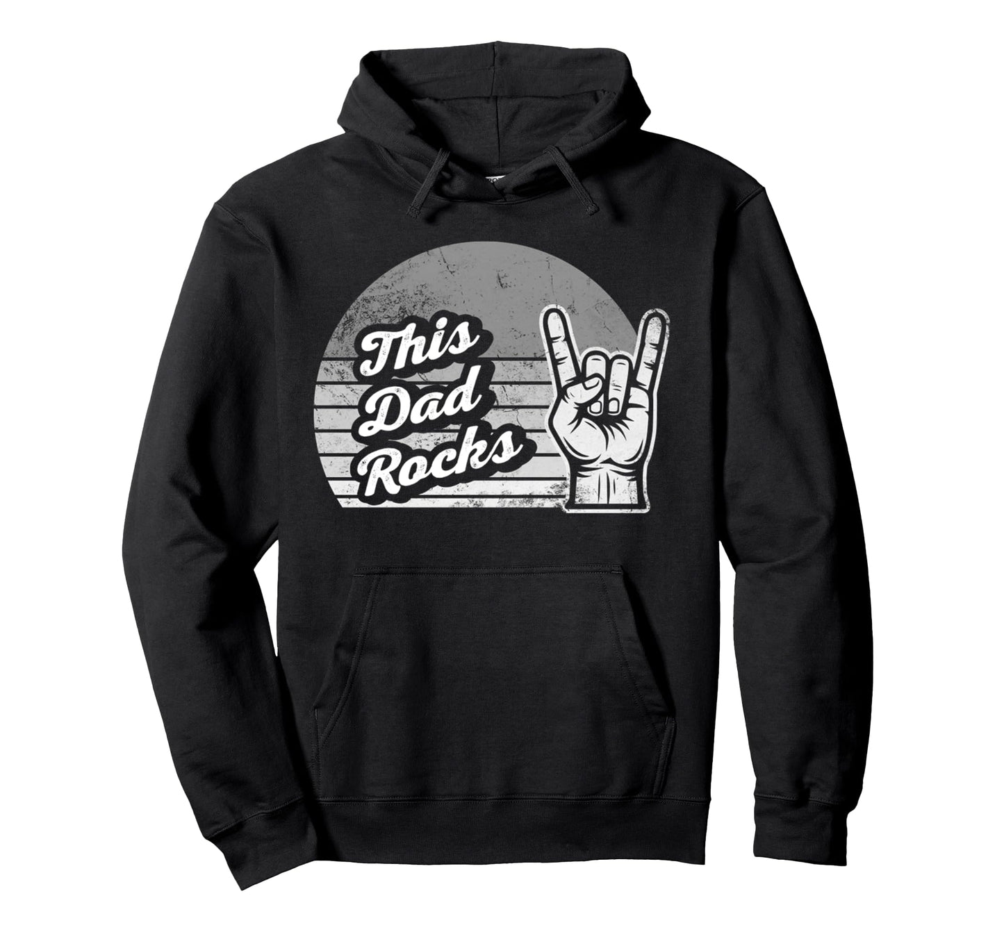 This Dad Rocks Graphics Hoodie - Aesthetic Graphic Unisex - T-Shirt, Sweatshirt, Hoodie