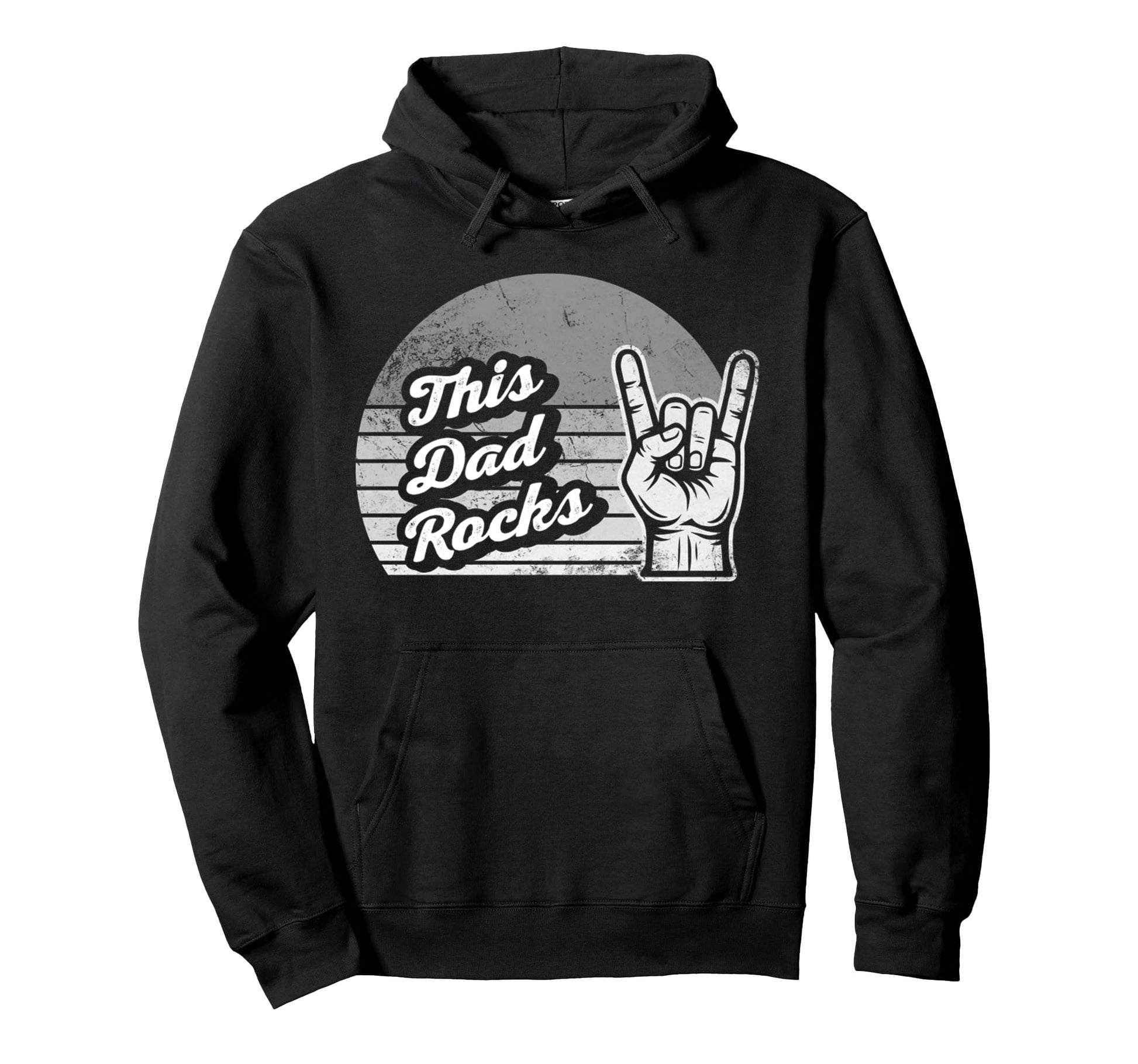 This Dad Rocks Graphics Hoodie - Aesthetic Graphic Unisex - T-Shirt, Sweatshirt, Hoodie